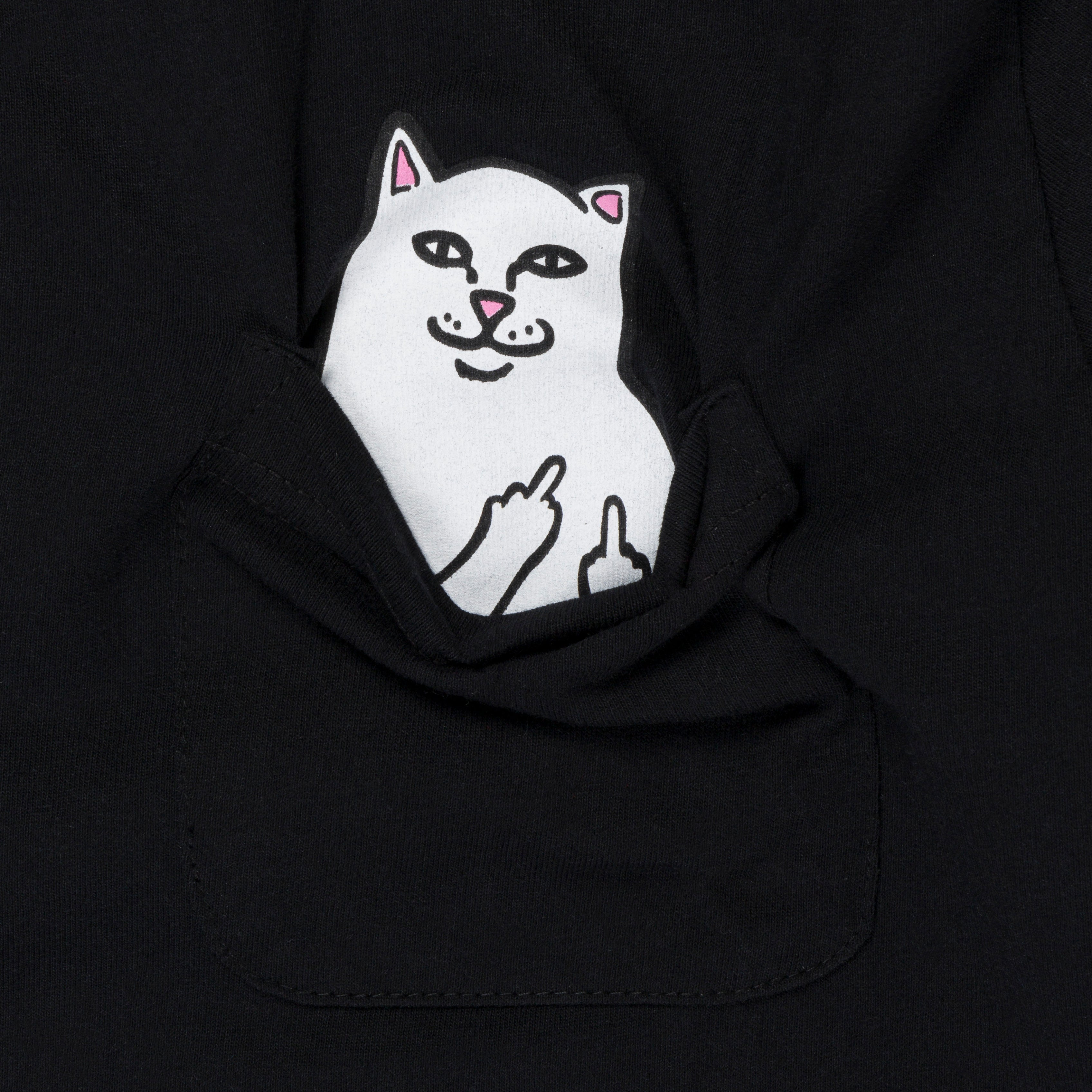 RIPNDIP Lord Nermal Pocket Tee (Black)