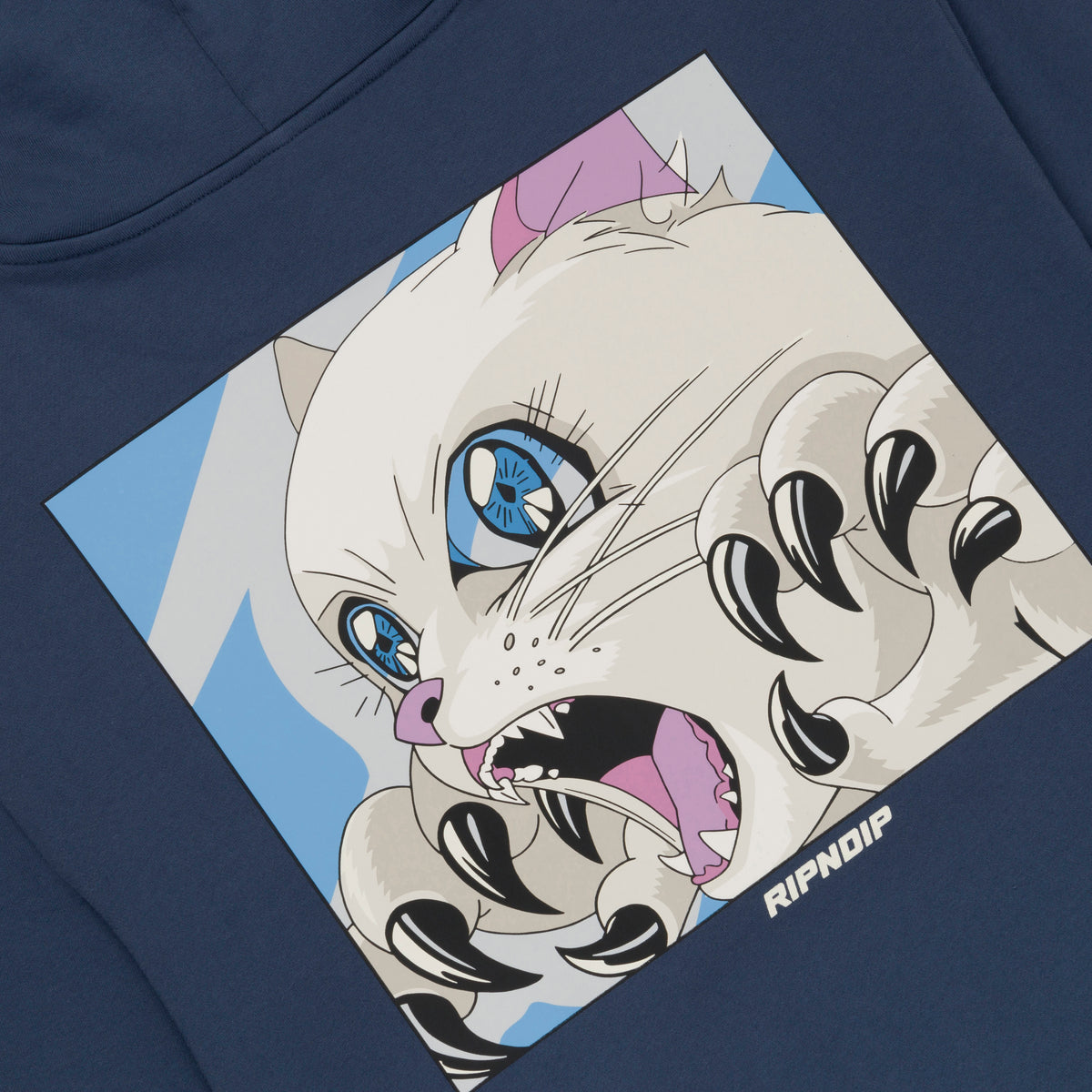 RIPNDIP Metal Claw Hoodie (Navy)