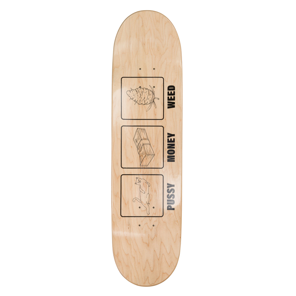 RIPNDIP Pussy Money Weed Board (Teal)