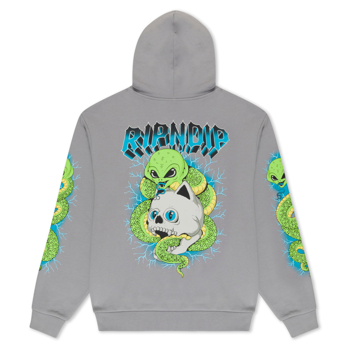 RIPNDIP Skull and Bones Hoodie (Charcoal)