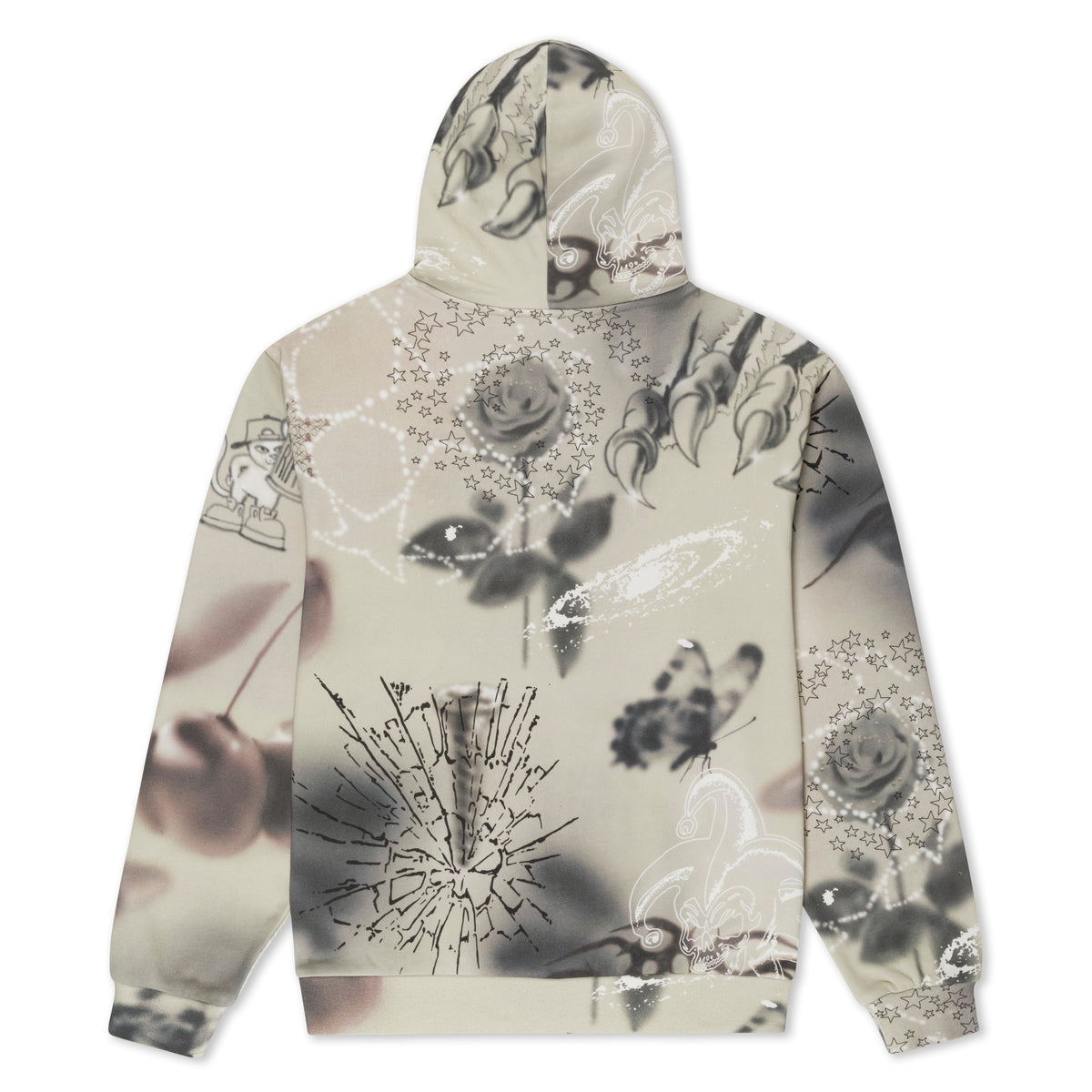 RIPNDIP Stargazing Zip Up Hoodie (Off White)