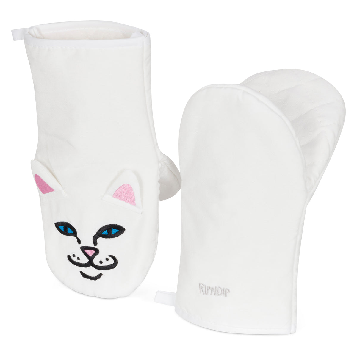 RIPNDIP Nermie Oven Mittens (White)