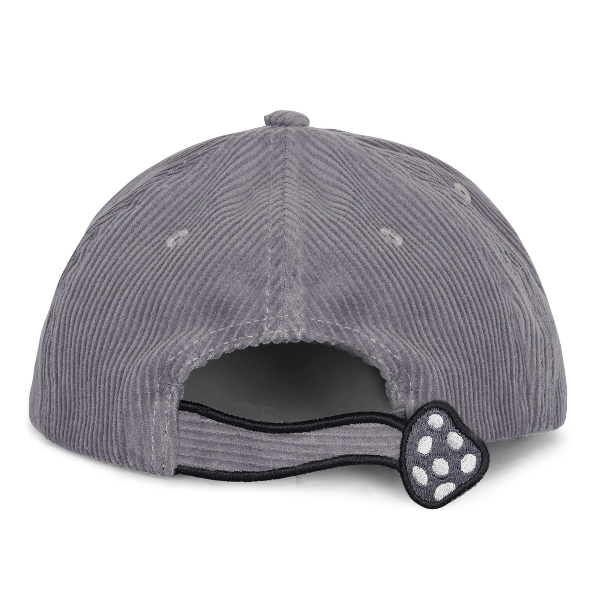 RIPNDIP Toadstool Corduroy Velcro 6 Panel Hat (Grey)