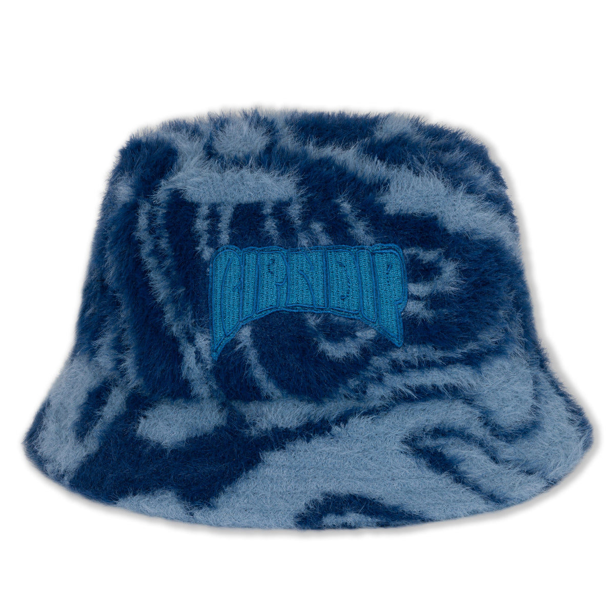 RIPNDIP Psychedelic Faux Mohair Bucket Hat (Dark Slate)