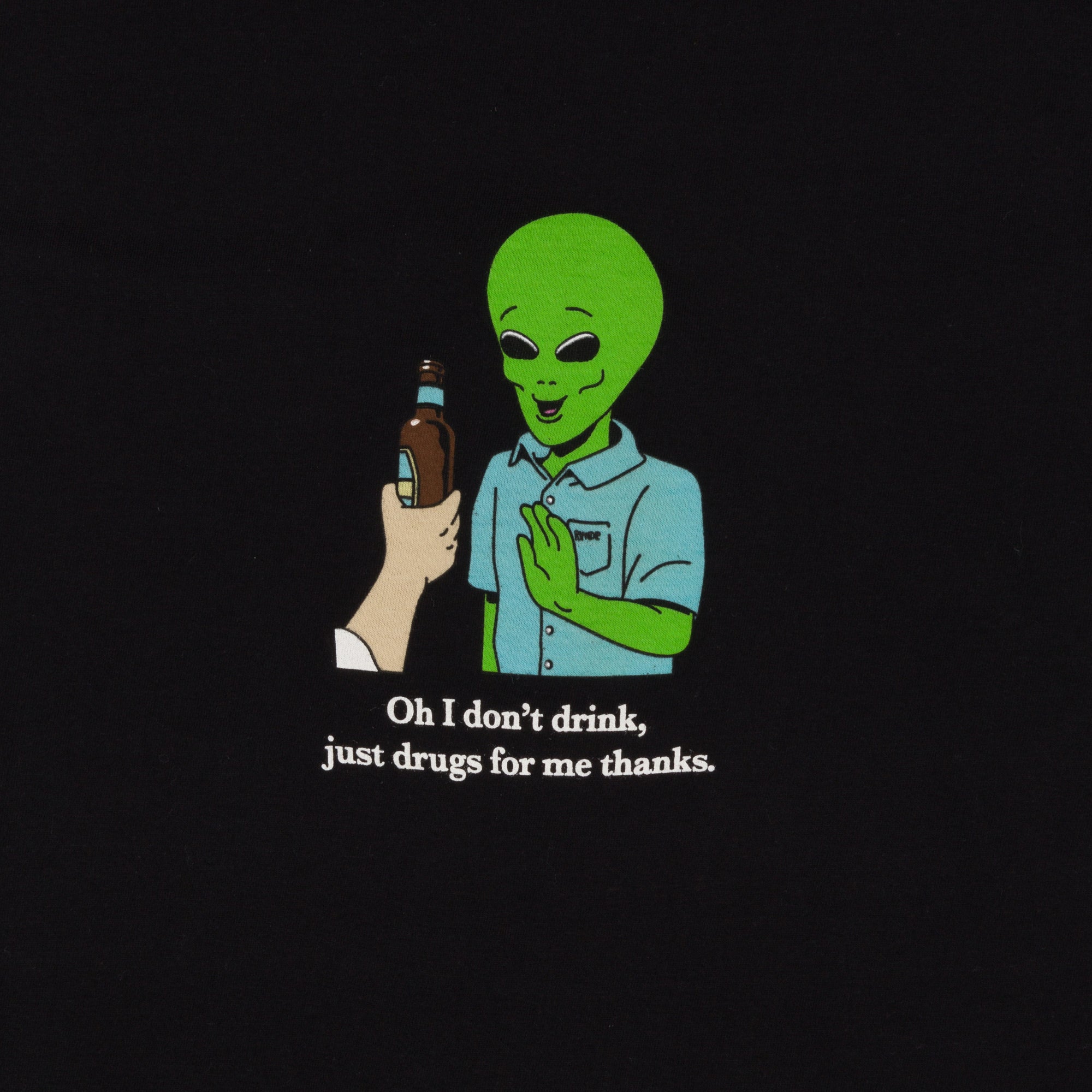 RIPNDIP I Don't Drink Tee (Black)
