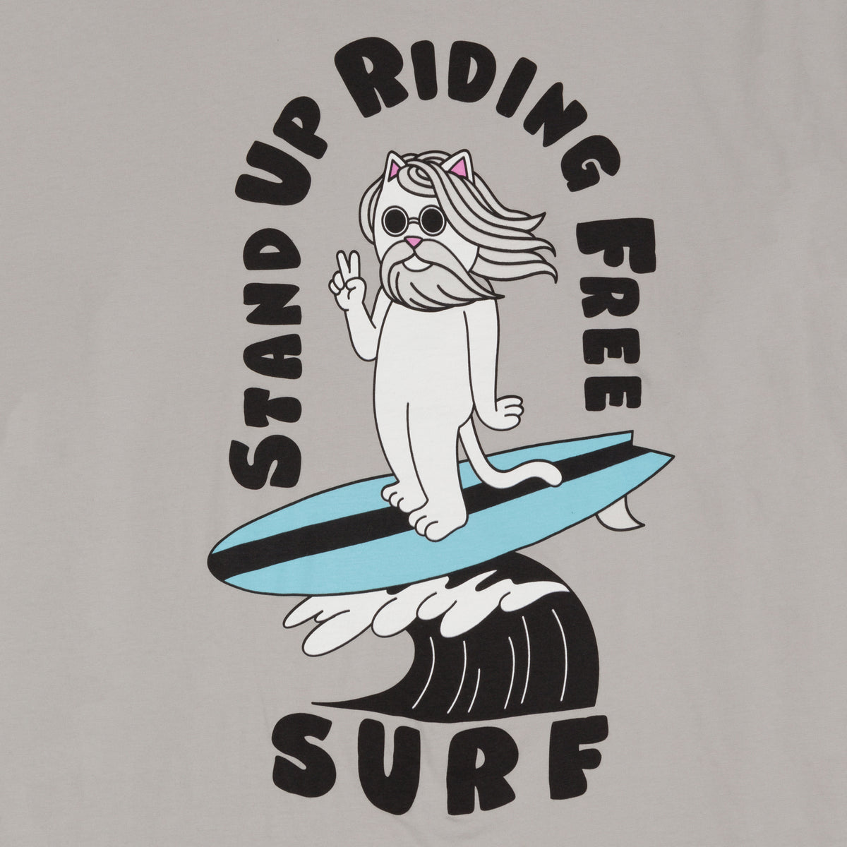 RIPNDIP S.U.R.F Tee (Grey)