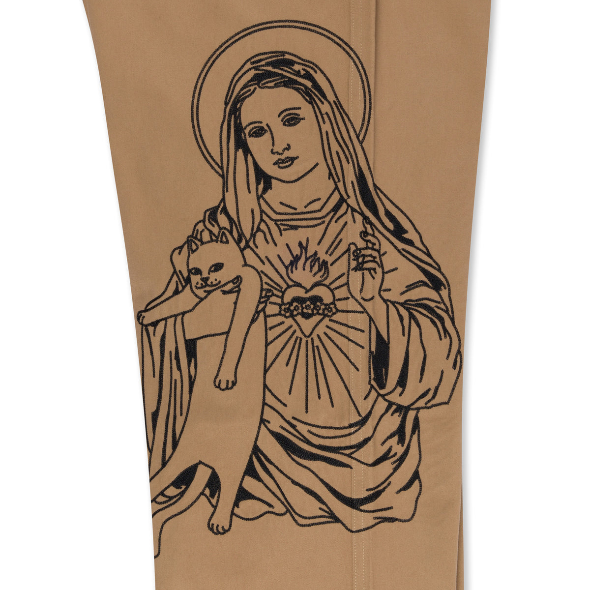 RIPNDIP Mother Mary Pants (Tan)