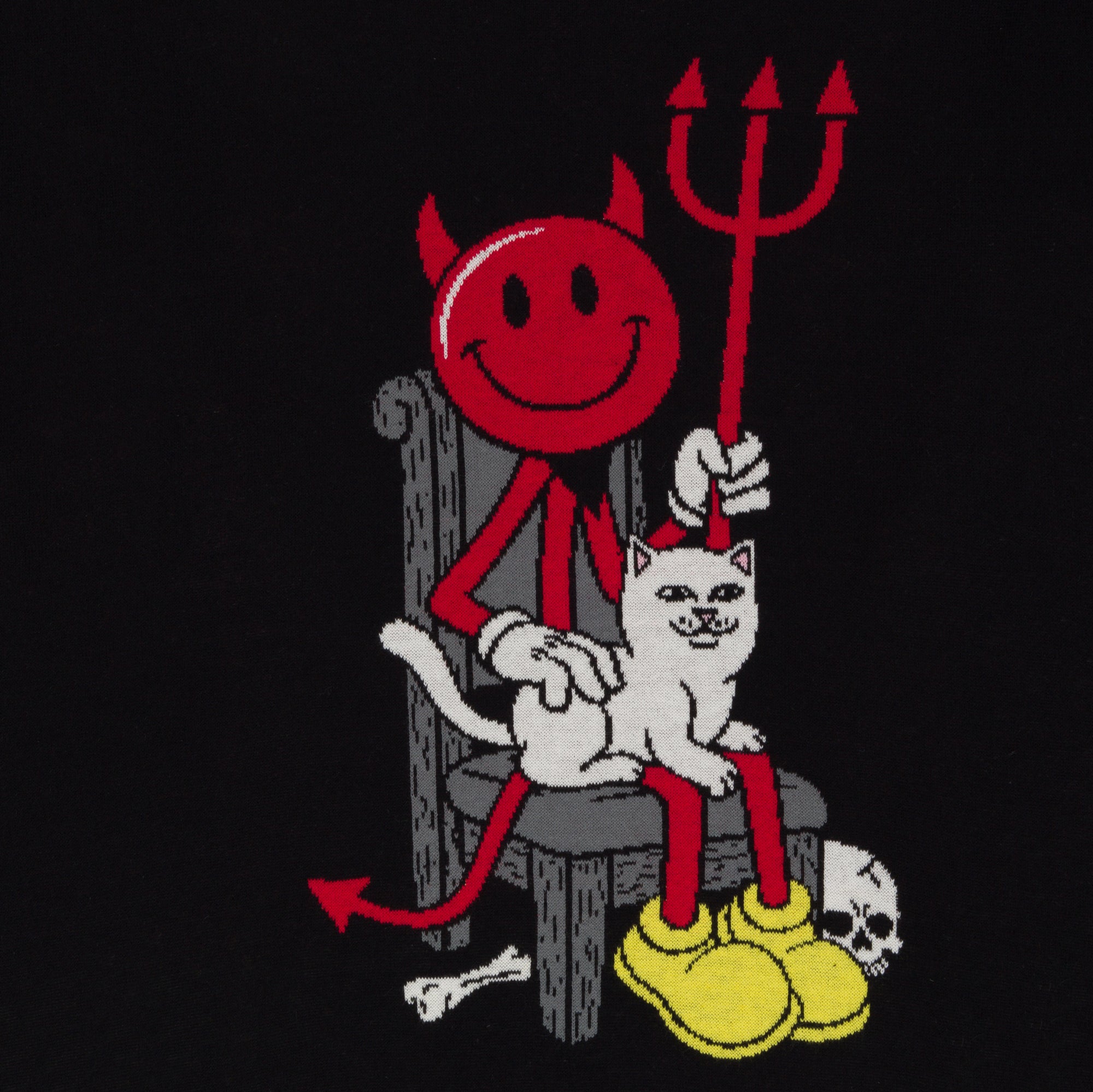 RIPNDIP Devilman Nerm Knit Sweater (Black)