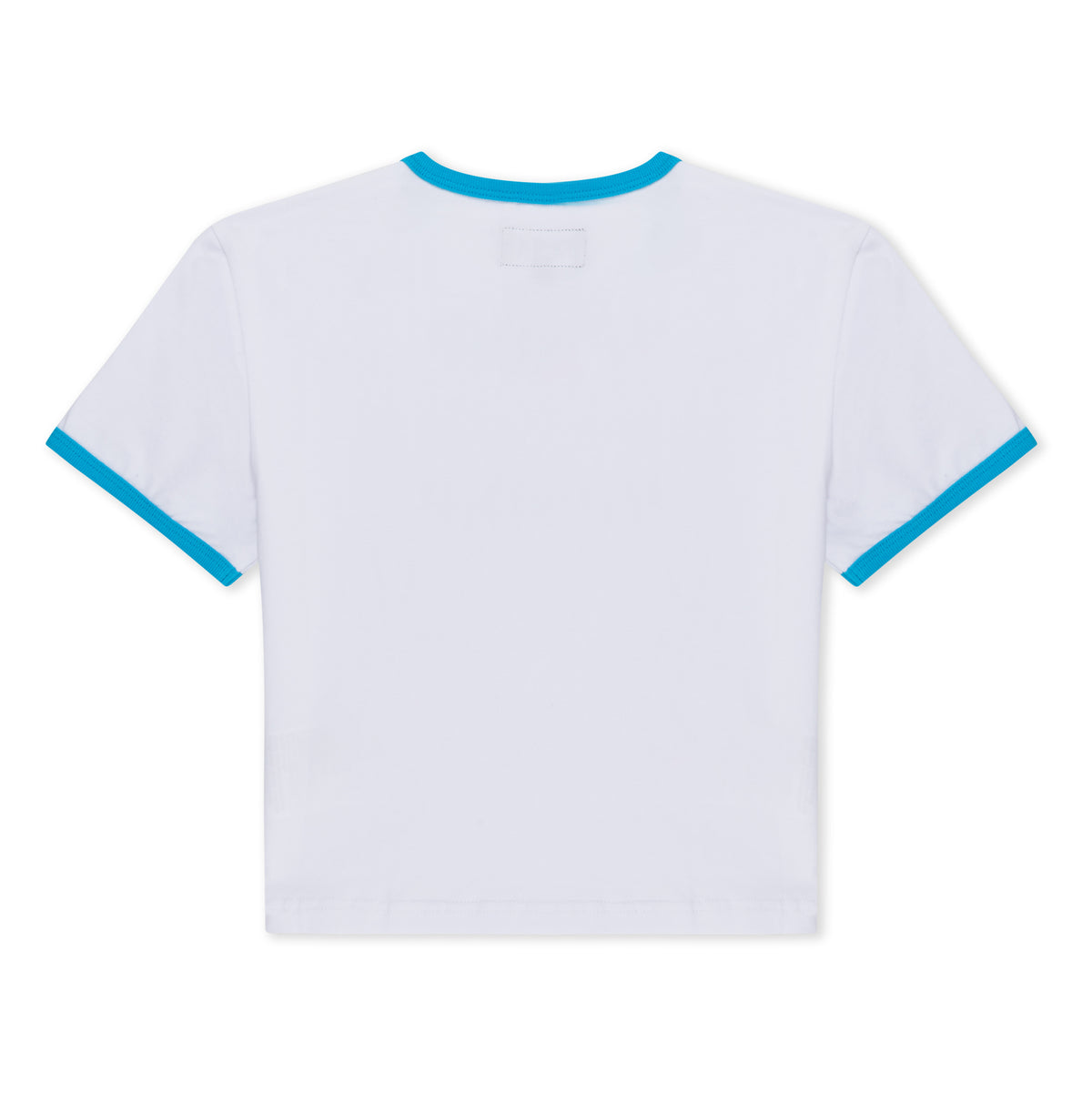 RIPNDIP Digital Dream Cropped Ringer Tee (White/Blue)