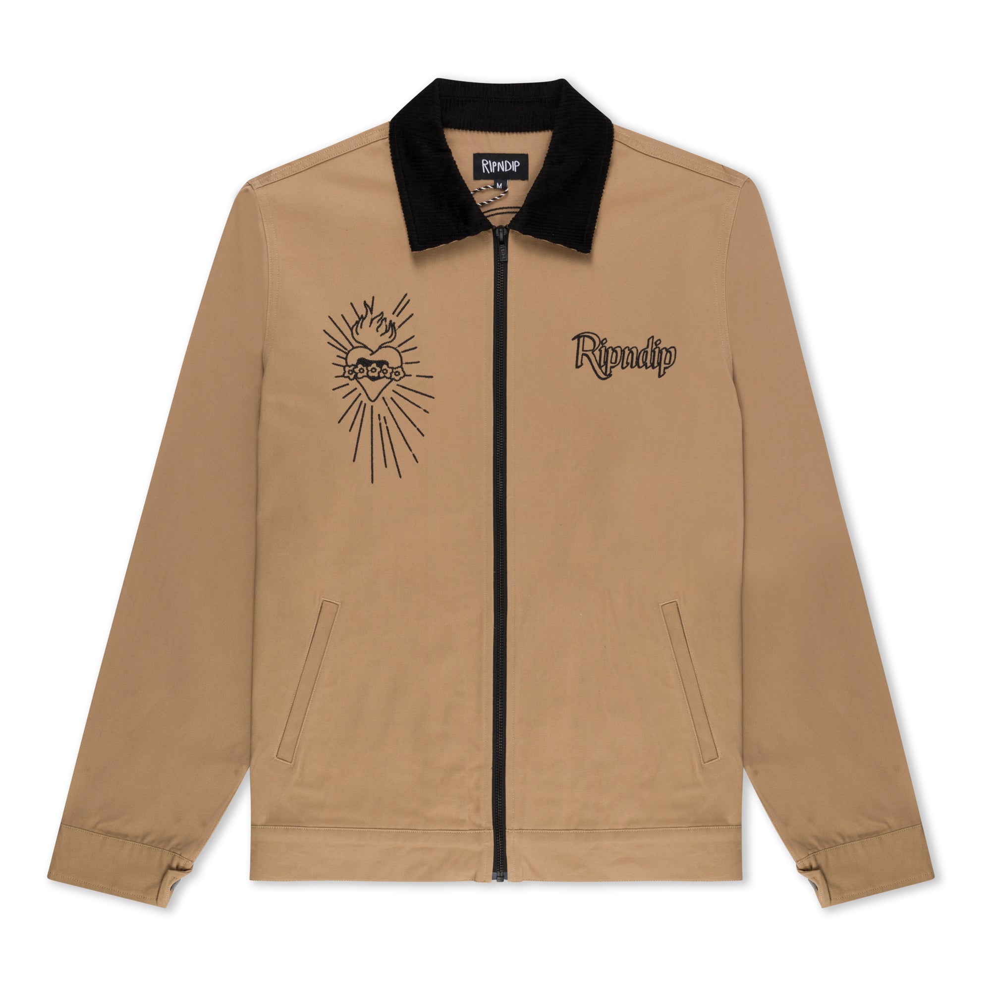 ジャケット・アウター RIPNDIP MOTHER MARY WORK JACKET(TAN) L Mother Mary Work Jacket (Tan) – RIPNDIP