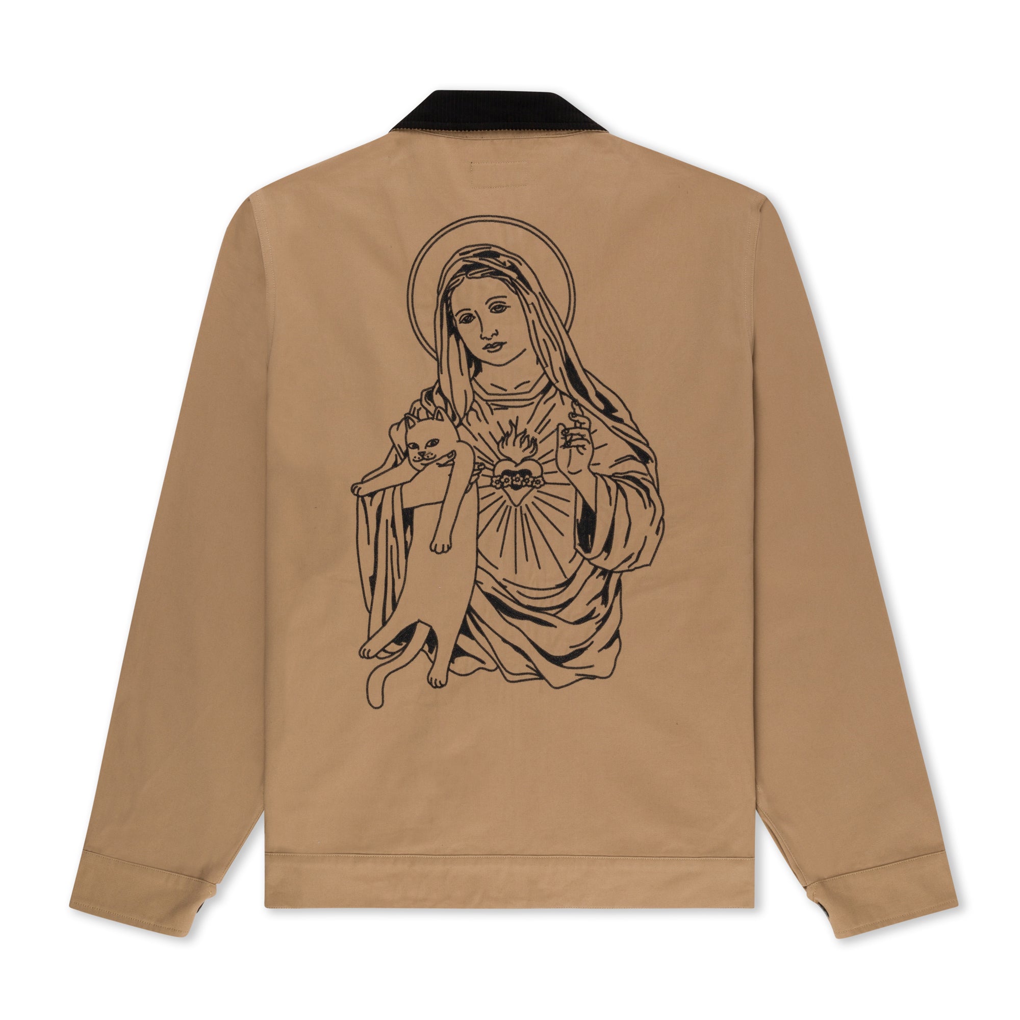 Mother Mary Work Jacket (Tan) – RIPNDIP
