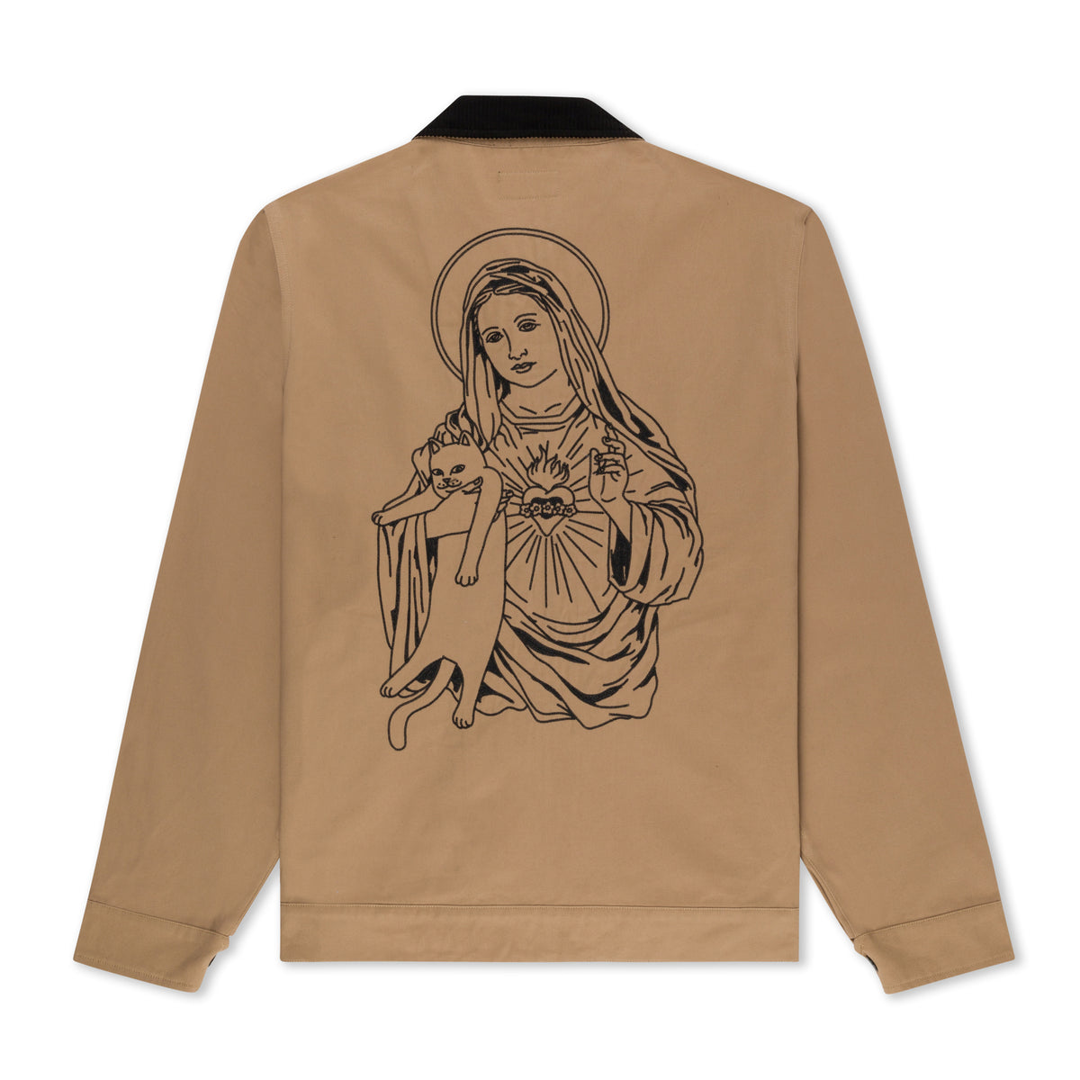 RIPNDIP Mother Mary Work Jacket (Tan)