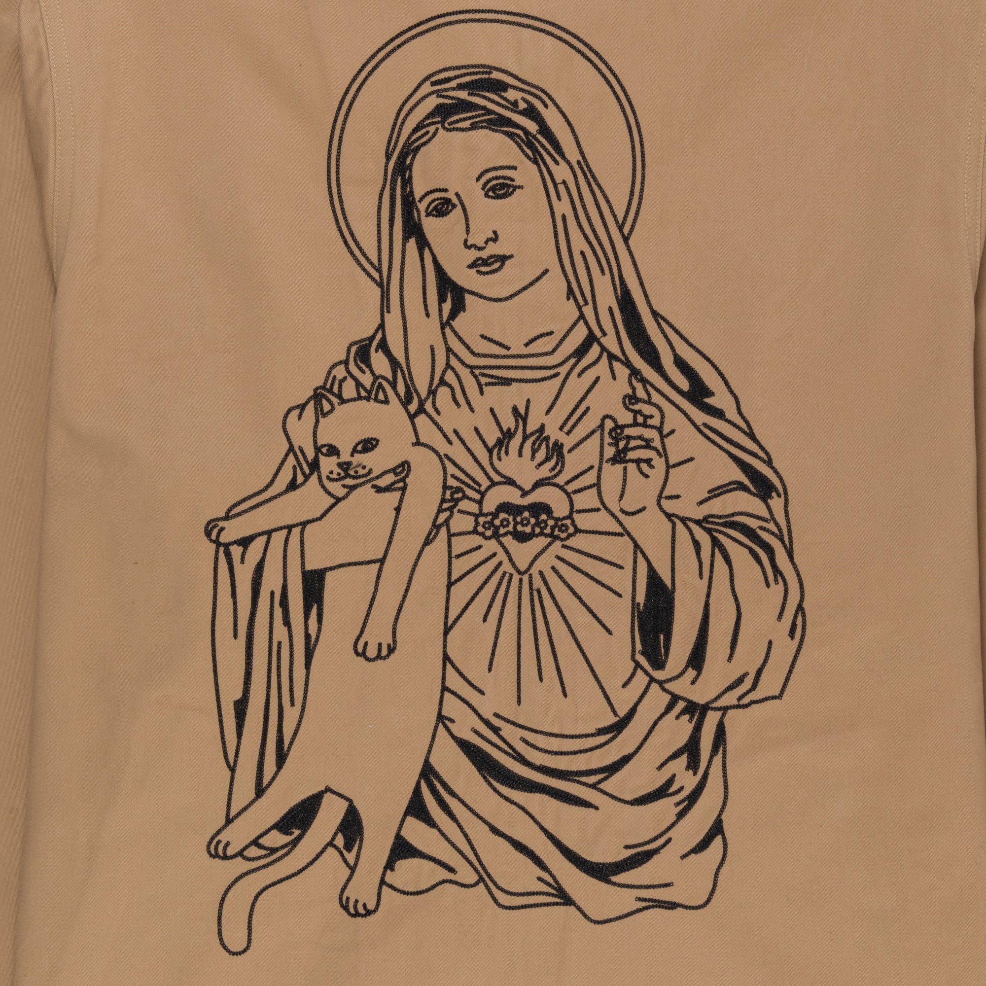 ジャケット・アウター RIPNDIP MOTHER MARY WORK JACKET(TAN) L Mother Mary Work Jacket (Tan) – RIPNDIP