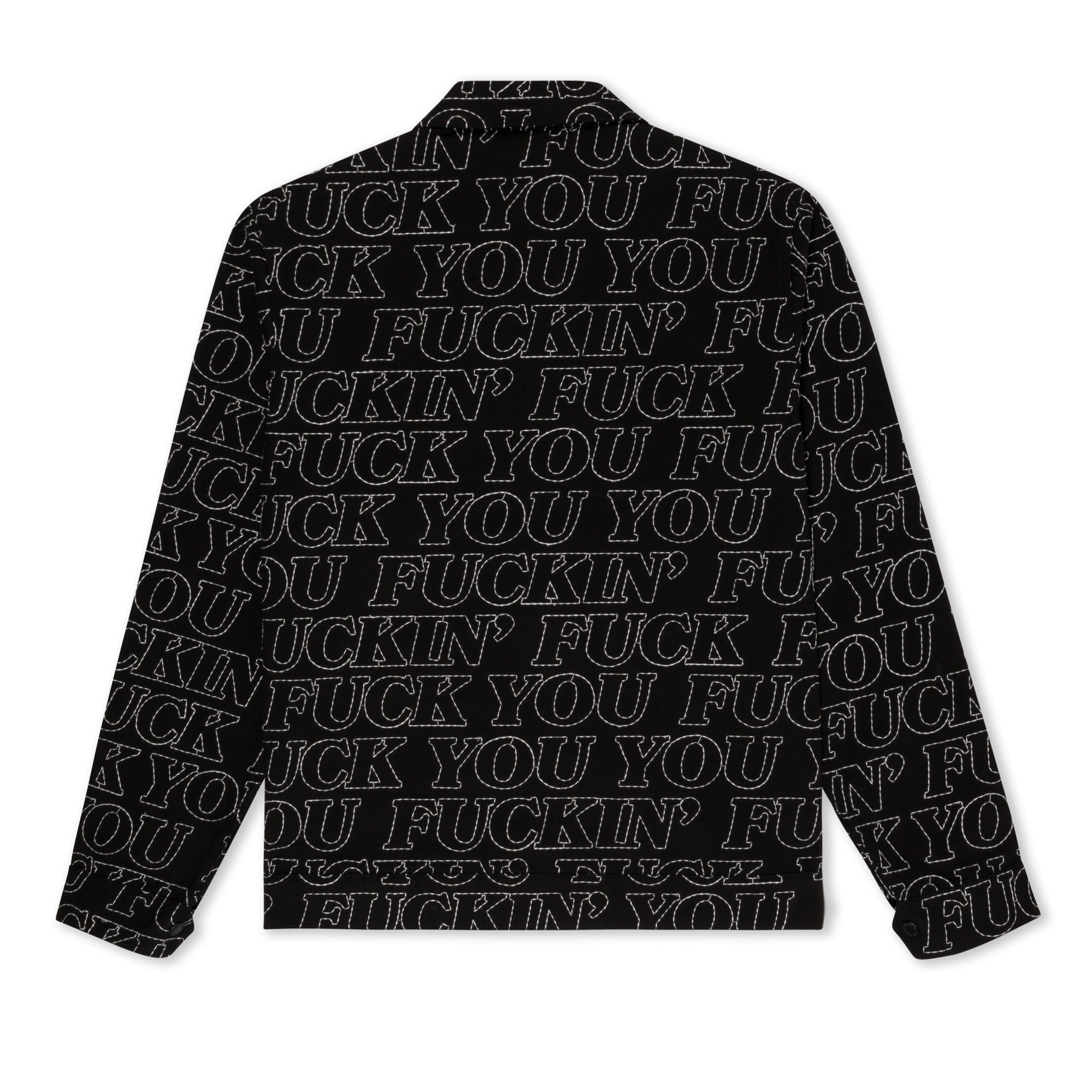 RIPNDIP Fuckin Fuck Quilted Work Jacket (Black)
