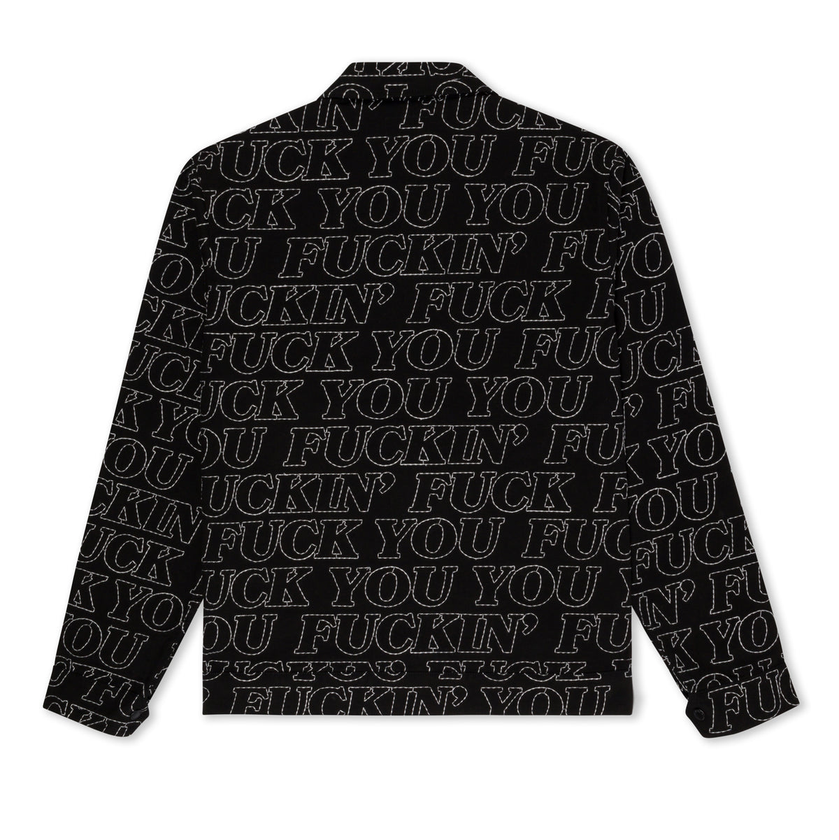 RIPNDIP Fuckin Fuck Quilted Work Jacket (Black)