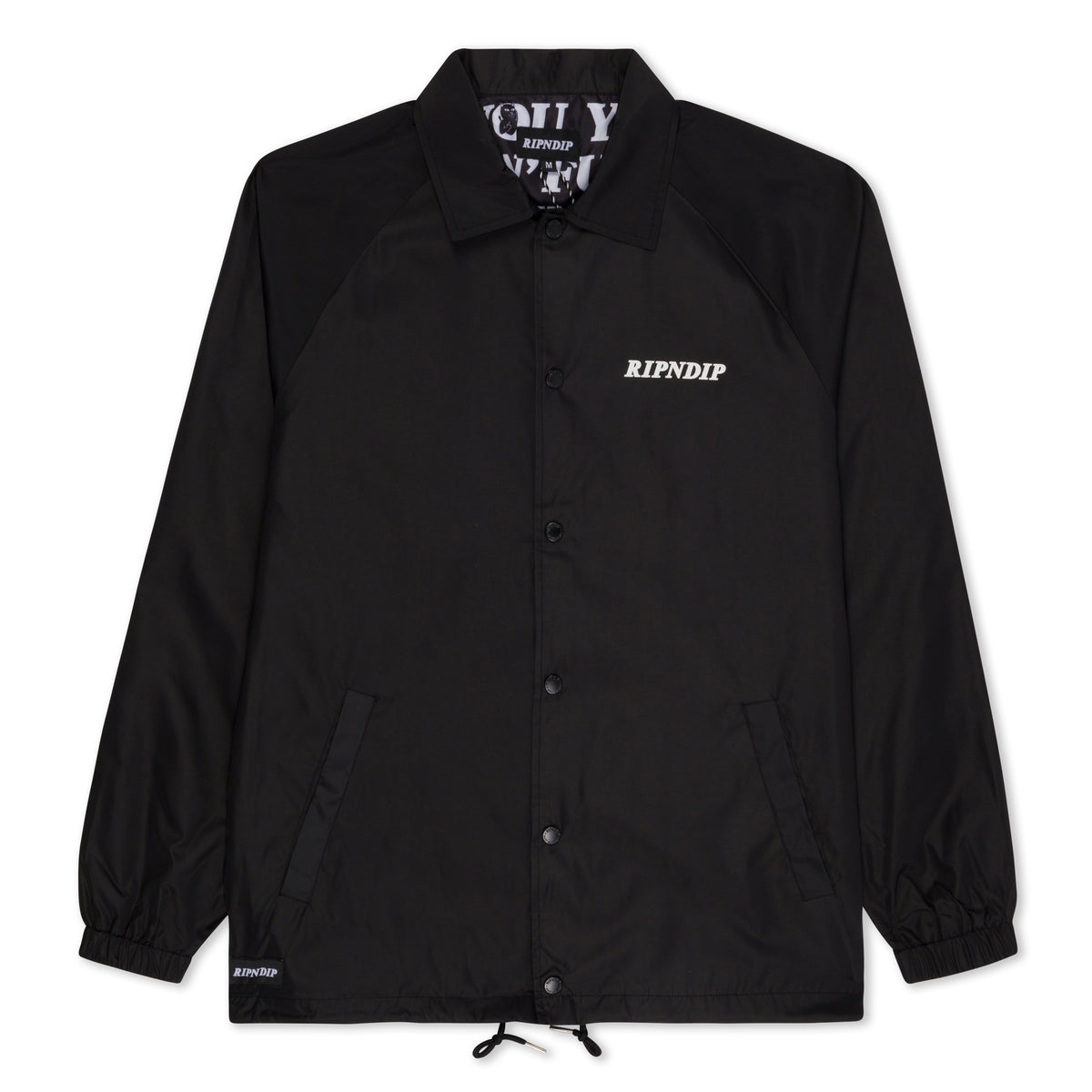 RIPNDIP Fuckin Fuck Coaches Jacket (Black)