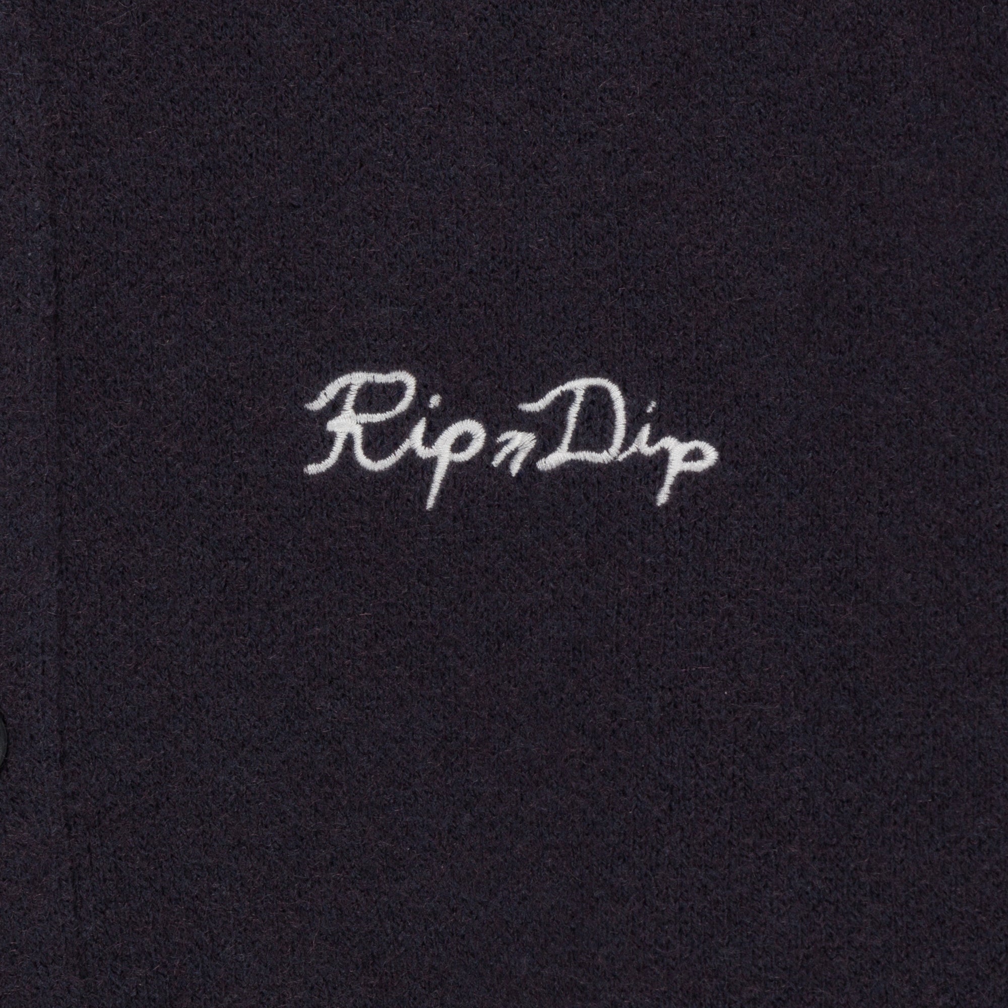 Big Head Knit Cardigan (Charcoal) – RIPNDIP
