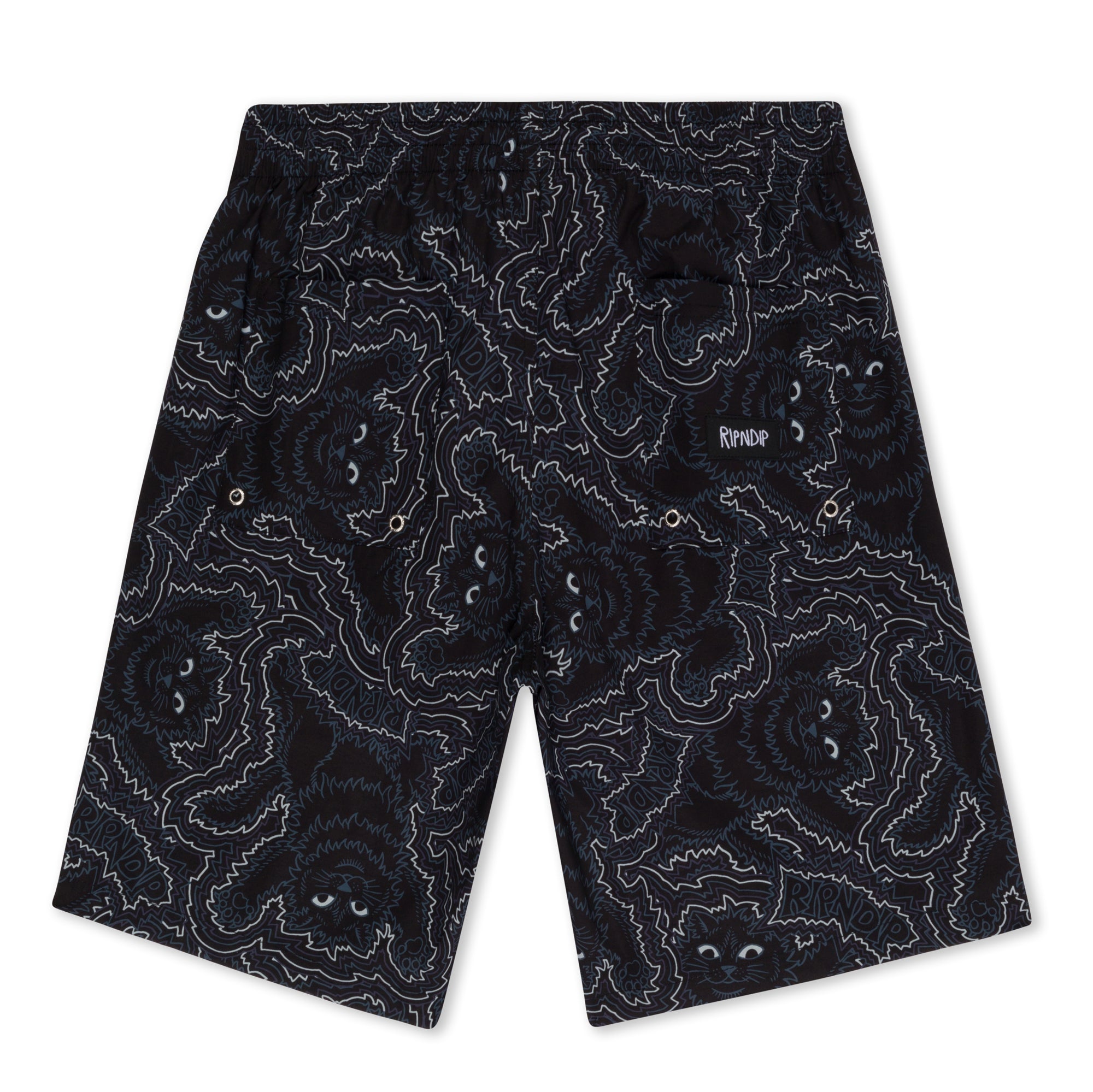 RIPNDIP Big Pussy Energy Swim Shorts (Black)