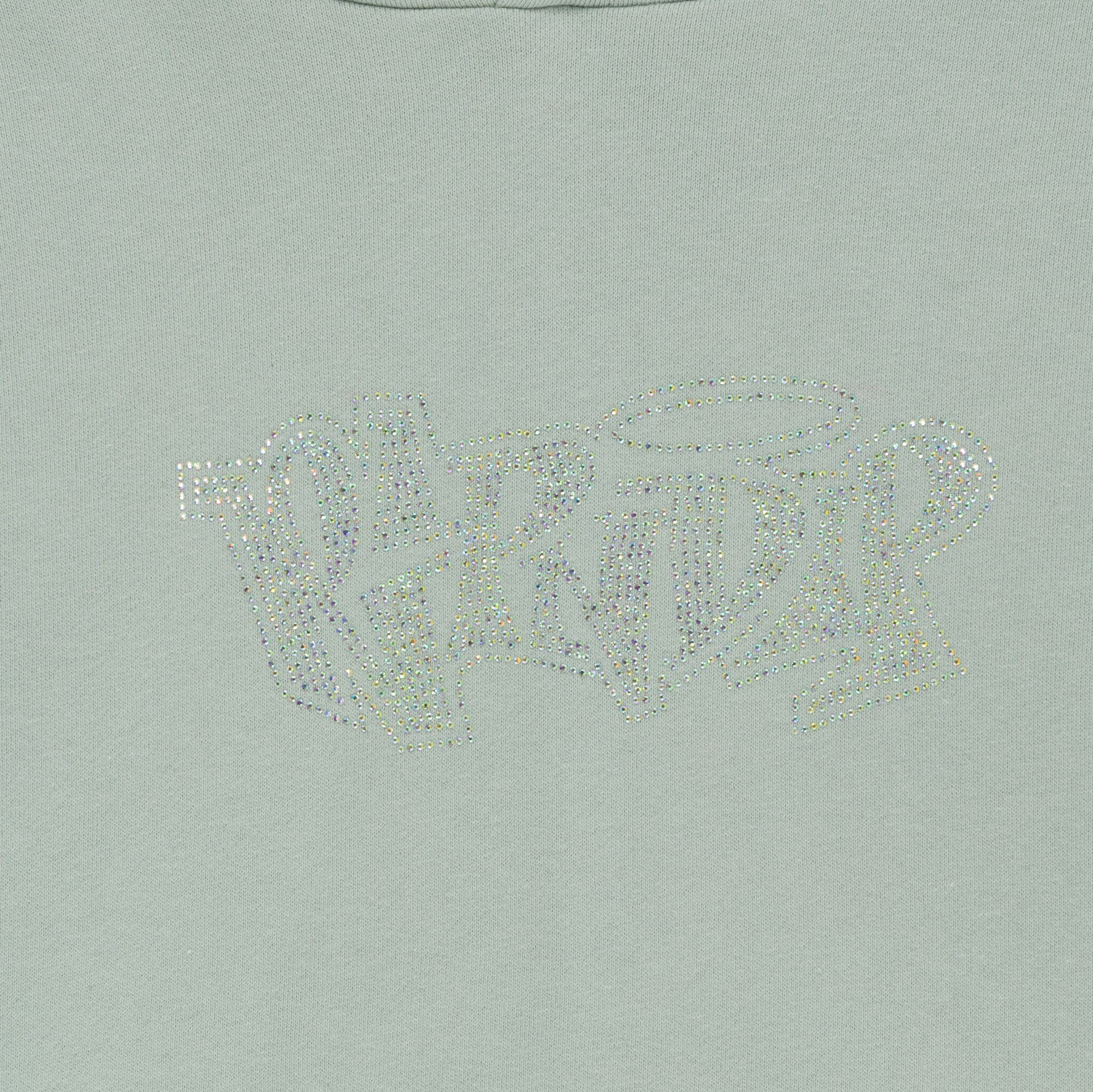RIPNDIP Angels Cropped Hoodie (Sage Grey)