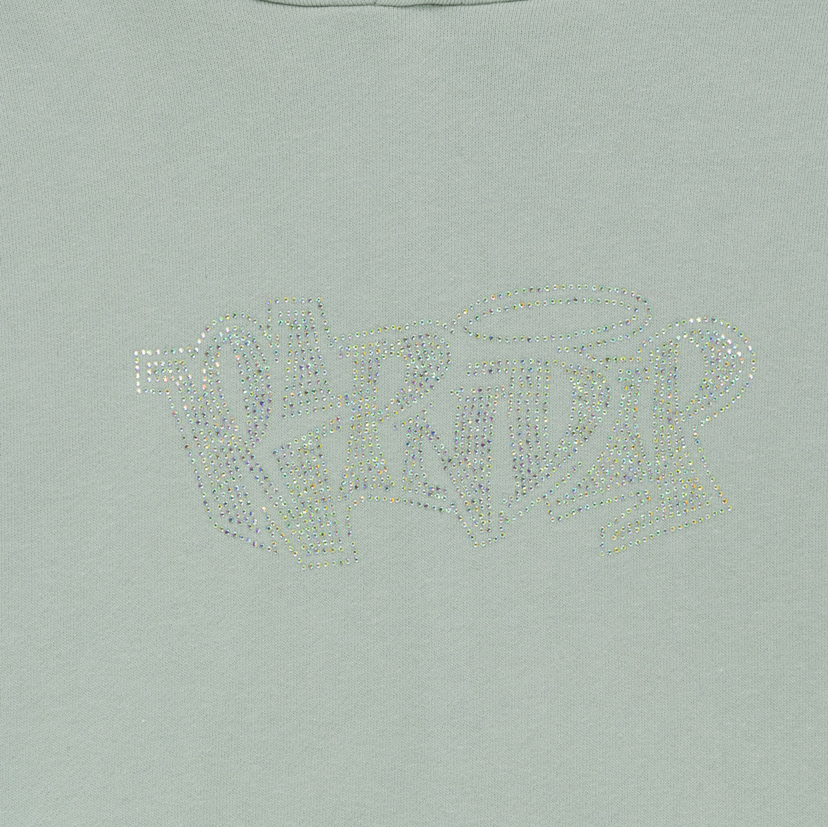 RIPNDIP Angels Cropped Hoodie (Sage Grey)