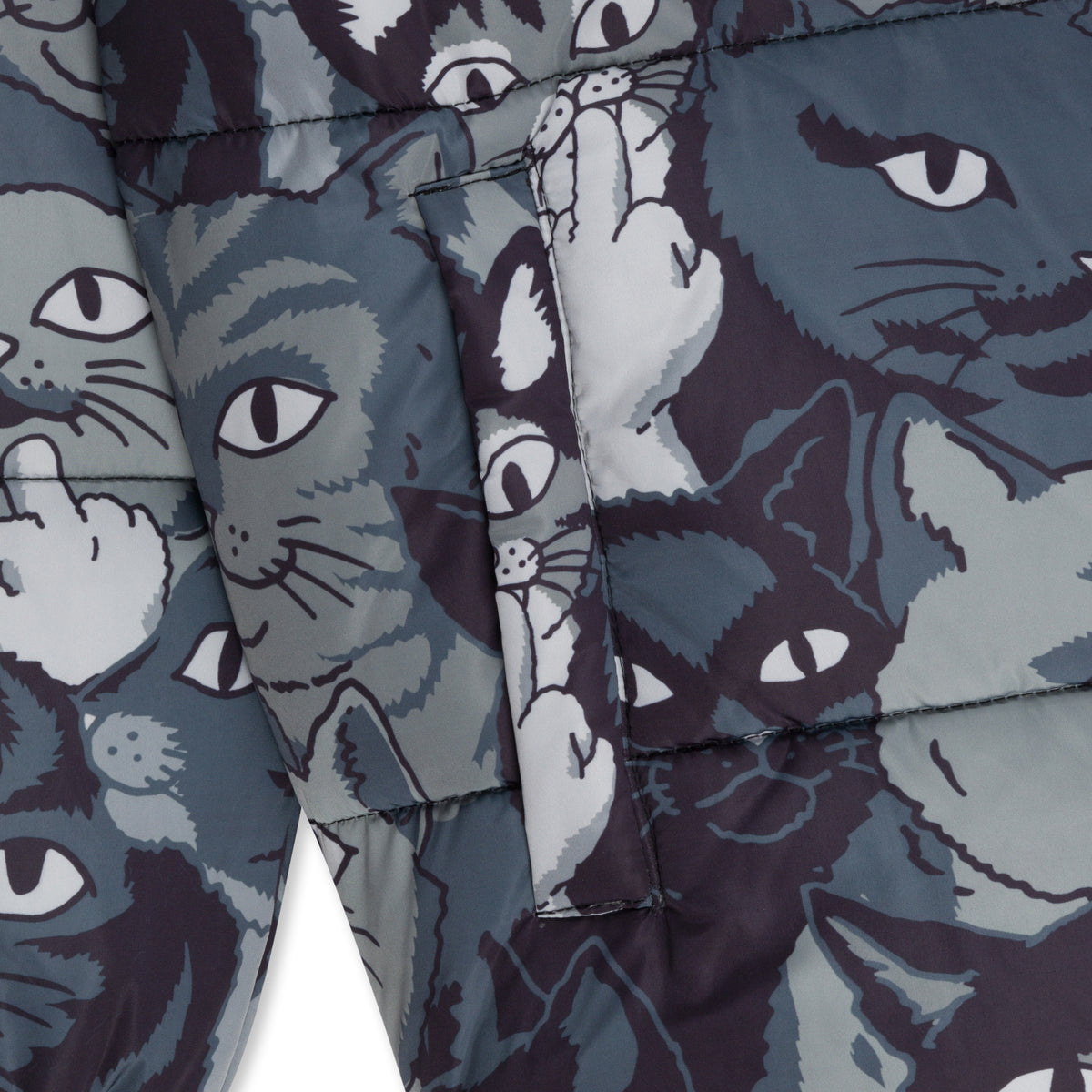 RIPNDIP Family Tree Puffer Jacket (Black)