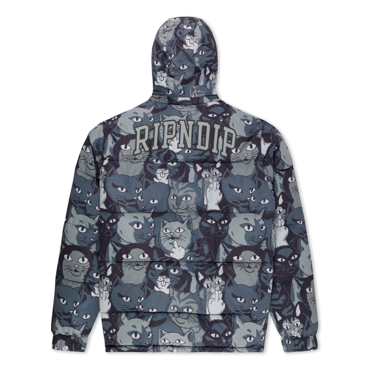 RIPNDIP Family Tree Puffer Jacket (Black)