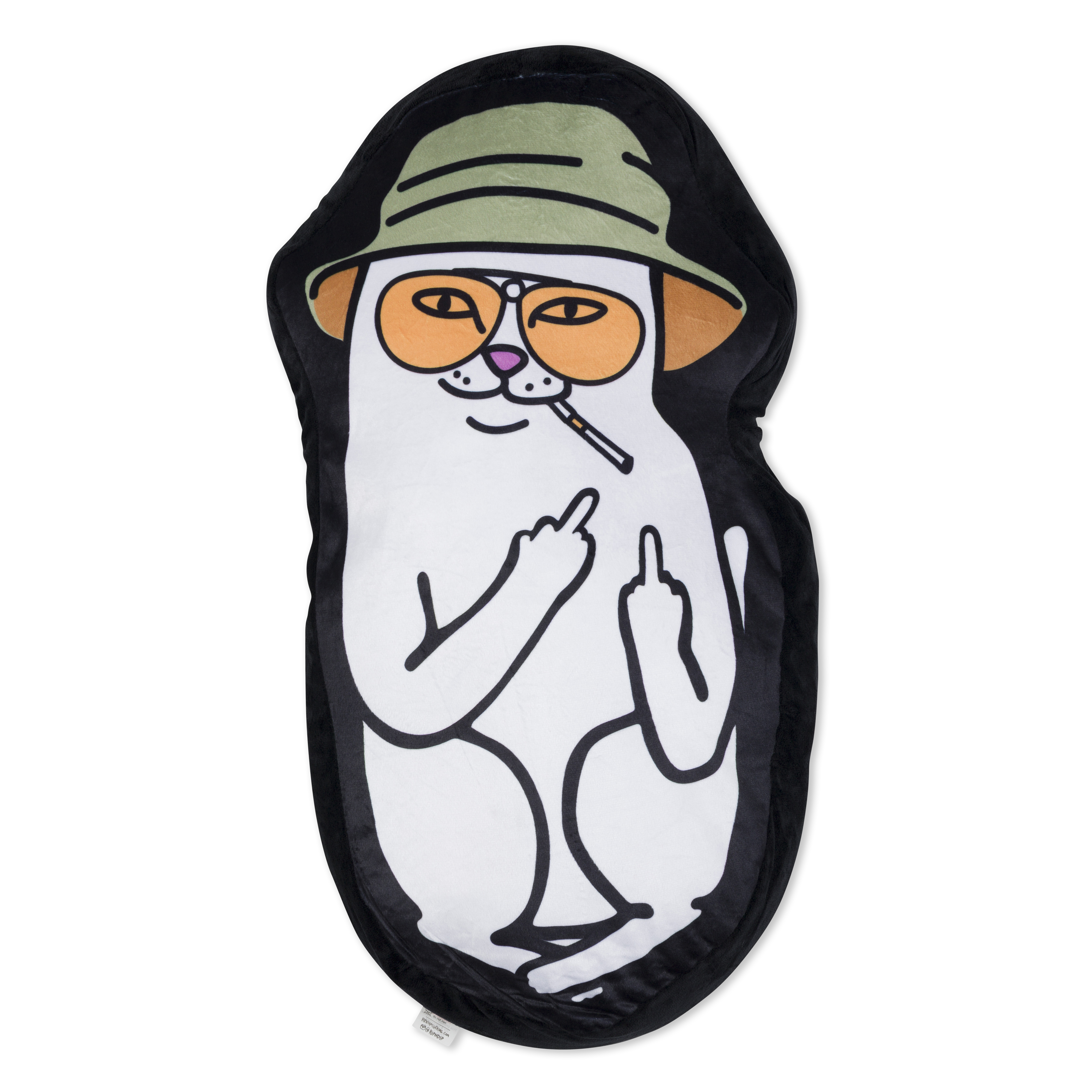 RIPNDIP Nermal S Thompson Pillow (Black)