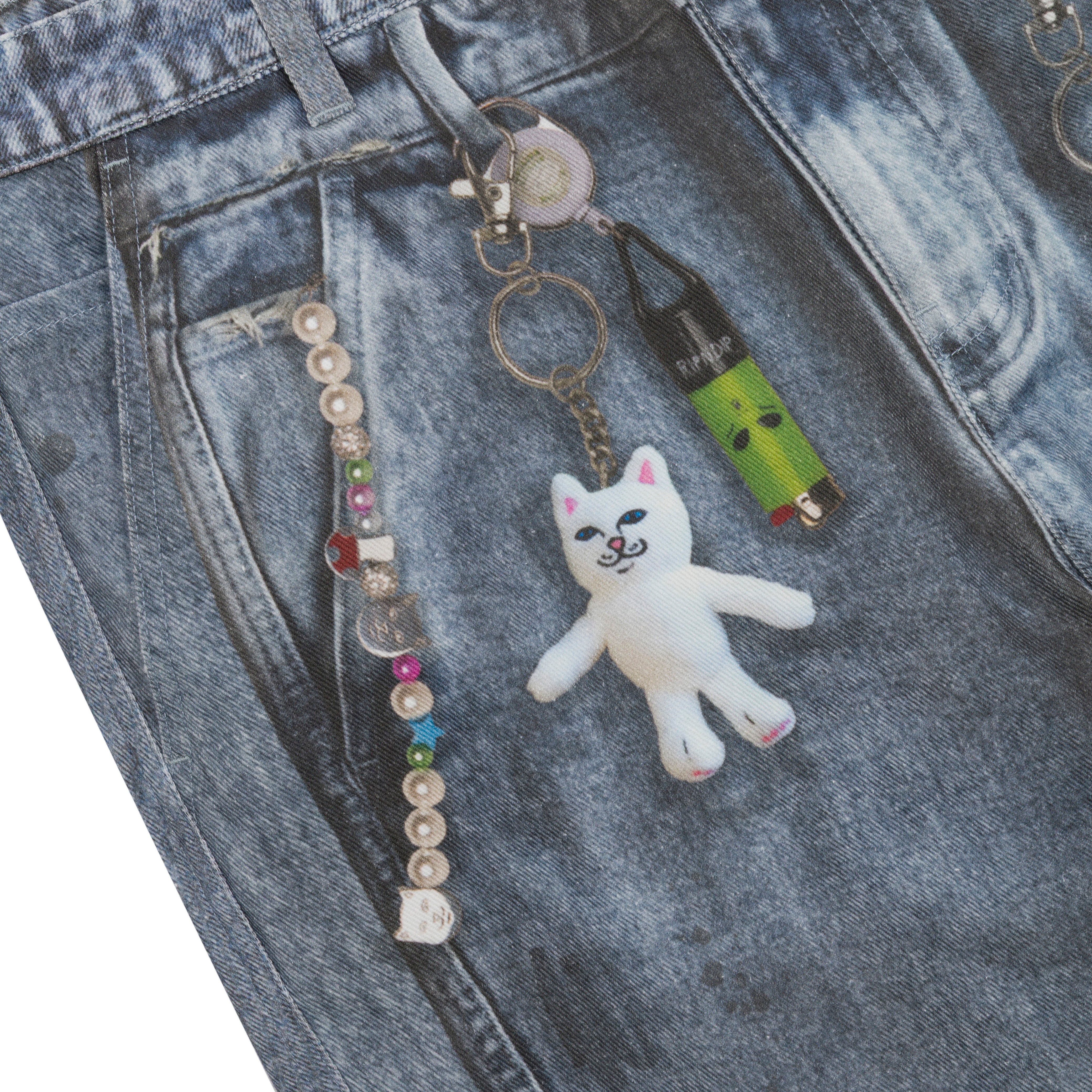 Real Straight Leg Denim Pants (Light Wash) – RIPNDIP