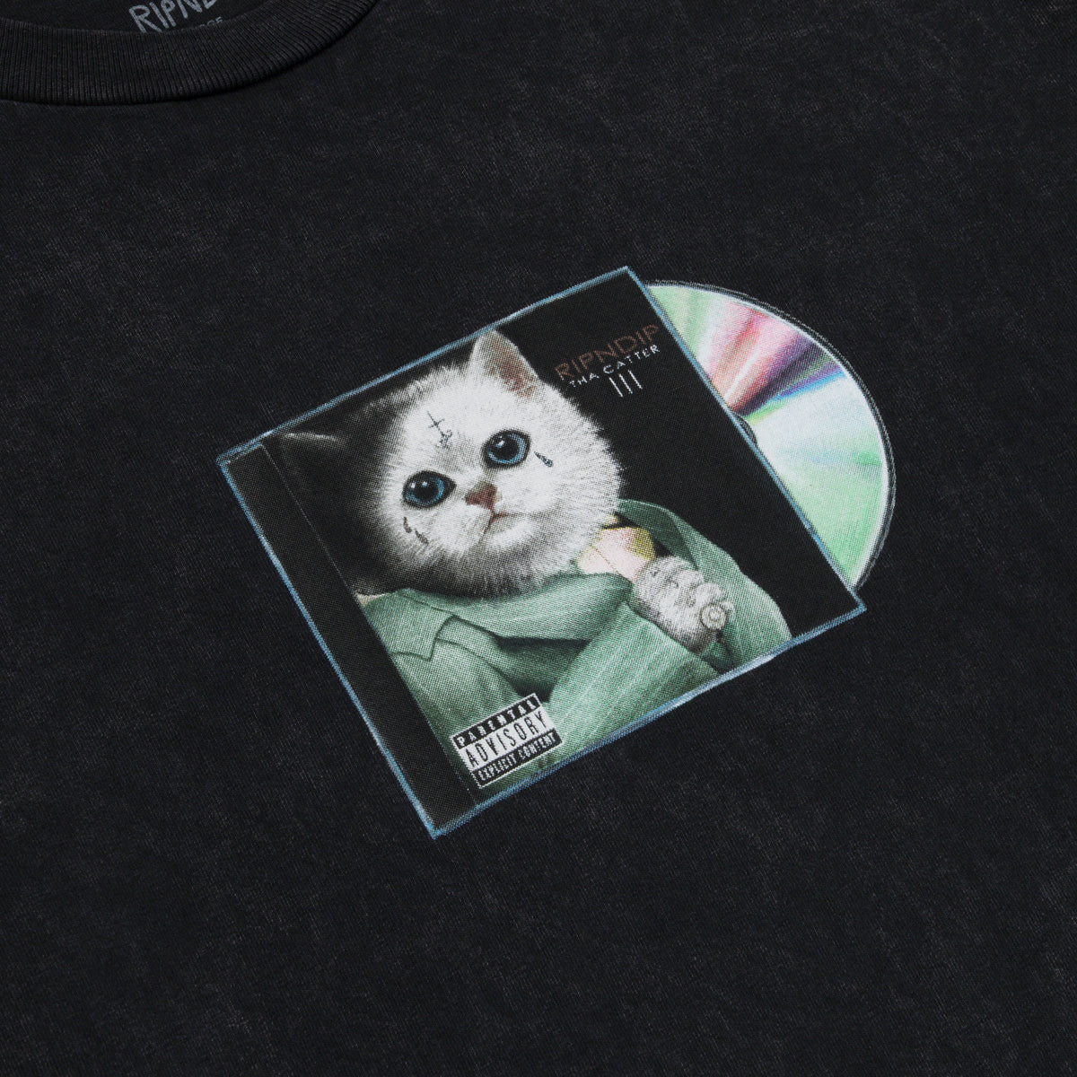 RIPNDIP Lil Nerm 3 Tee (Black Vintage Wash)