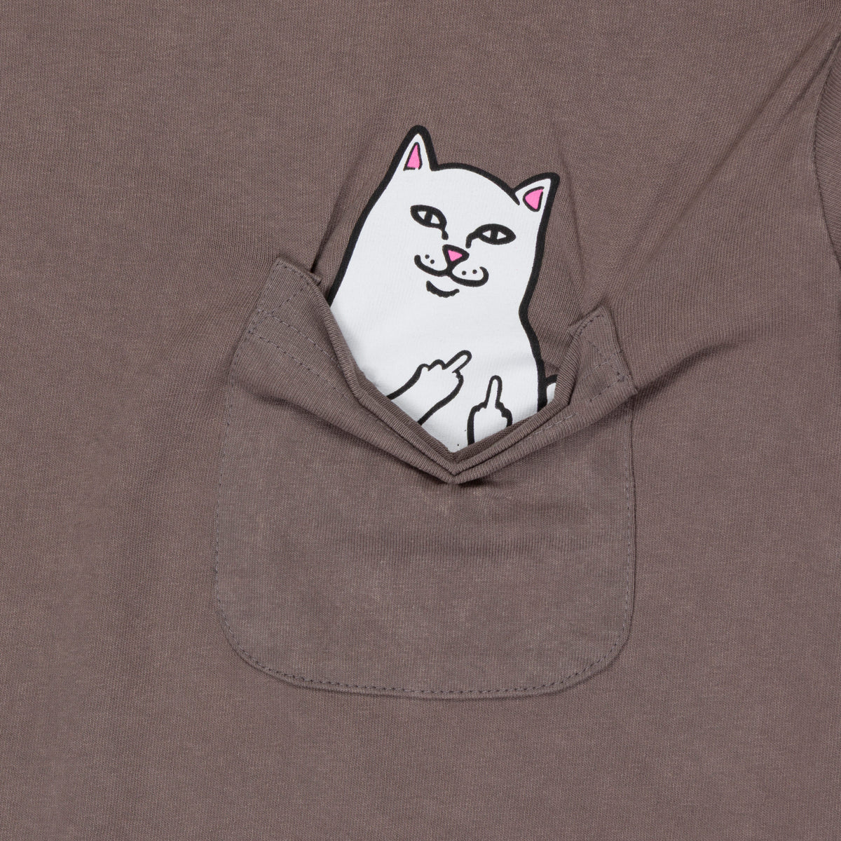 RIPNDIP Lord Nermal Pocket Tee (Tan Mineral Wash)