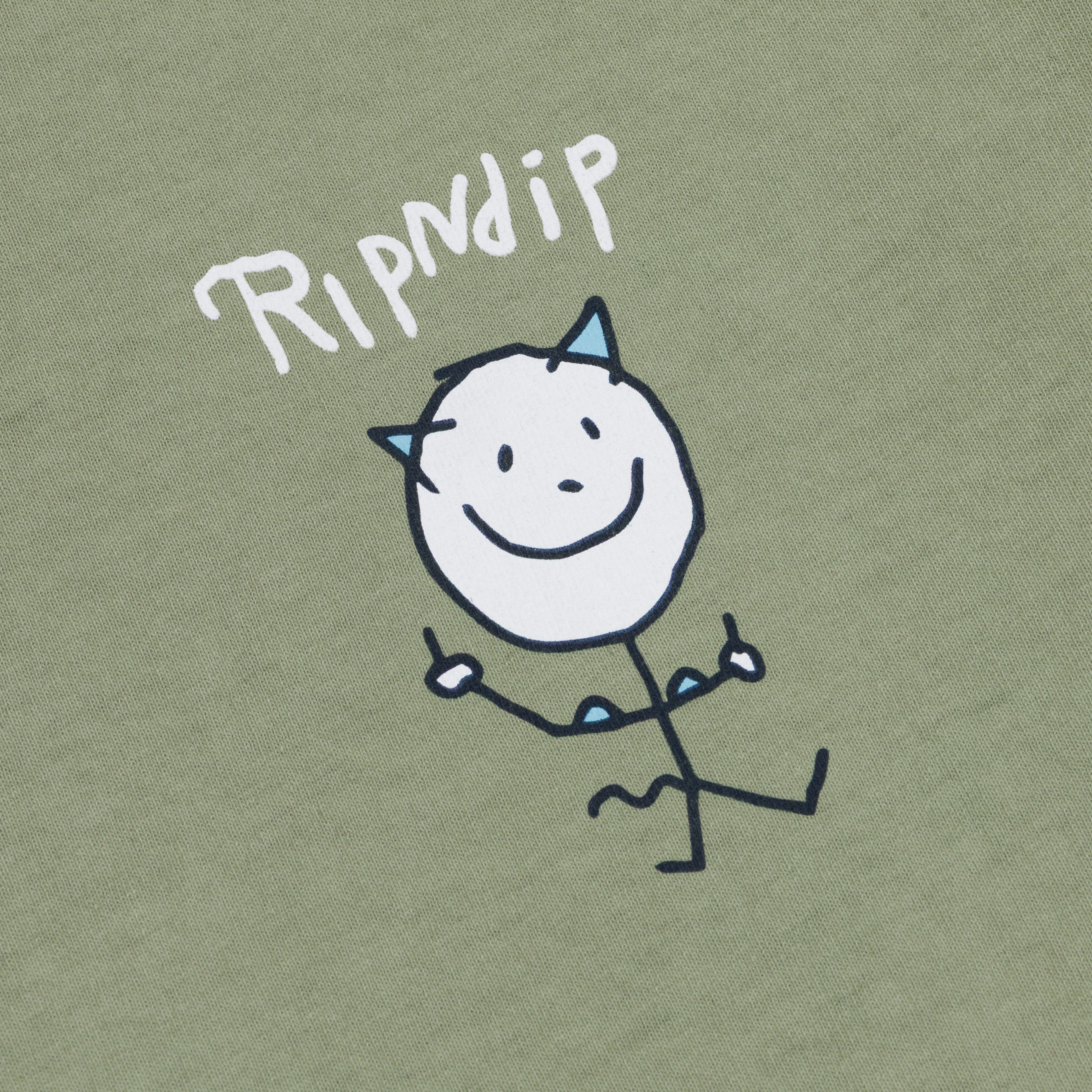 RIPNDIP Nerman Rockwell Tee (Dusty Olive)