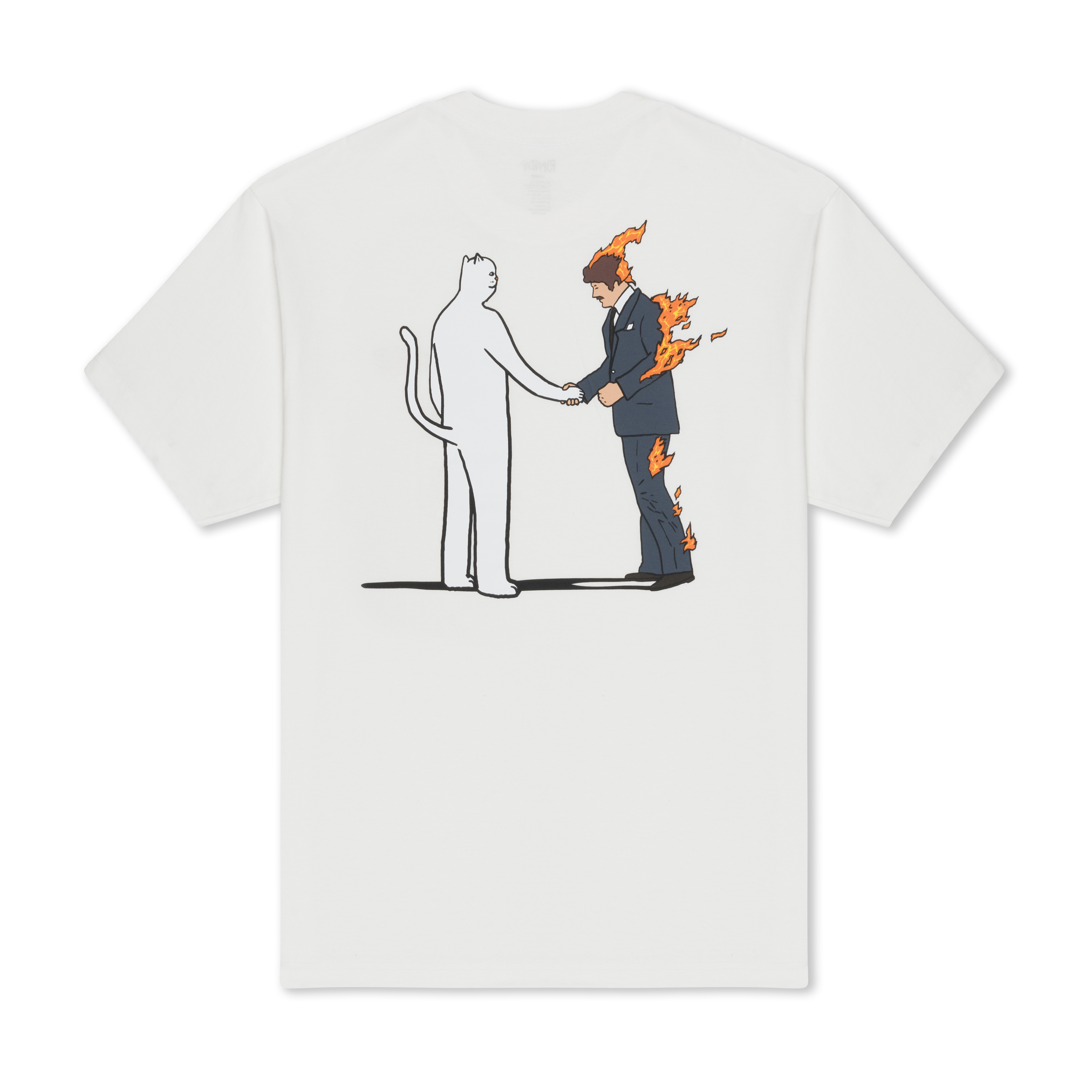 RIPNDIP Burn Tee (Bone)