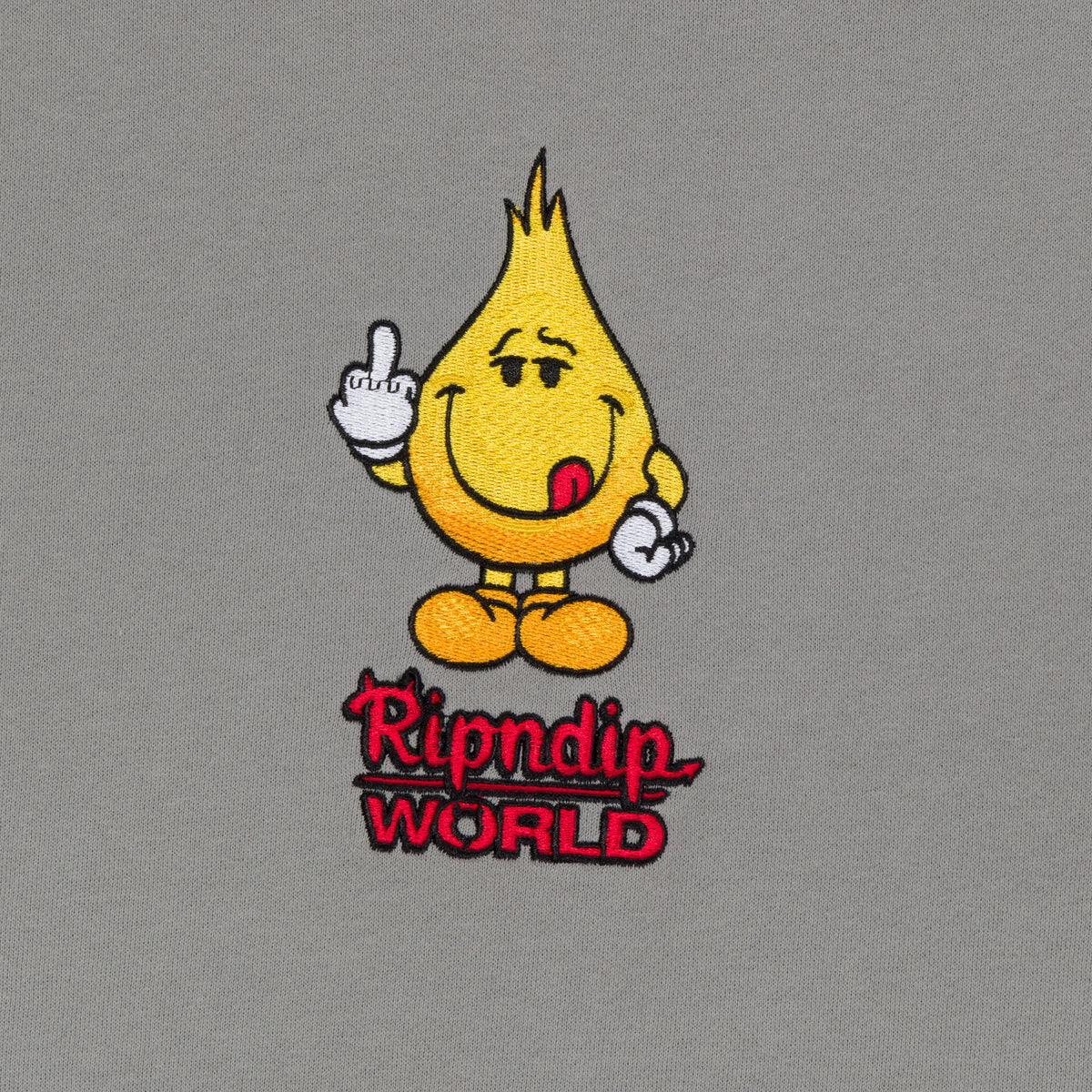 RIPNDIP F U Flameboy Hoodie (Grey)