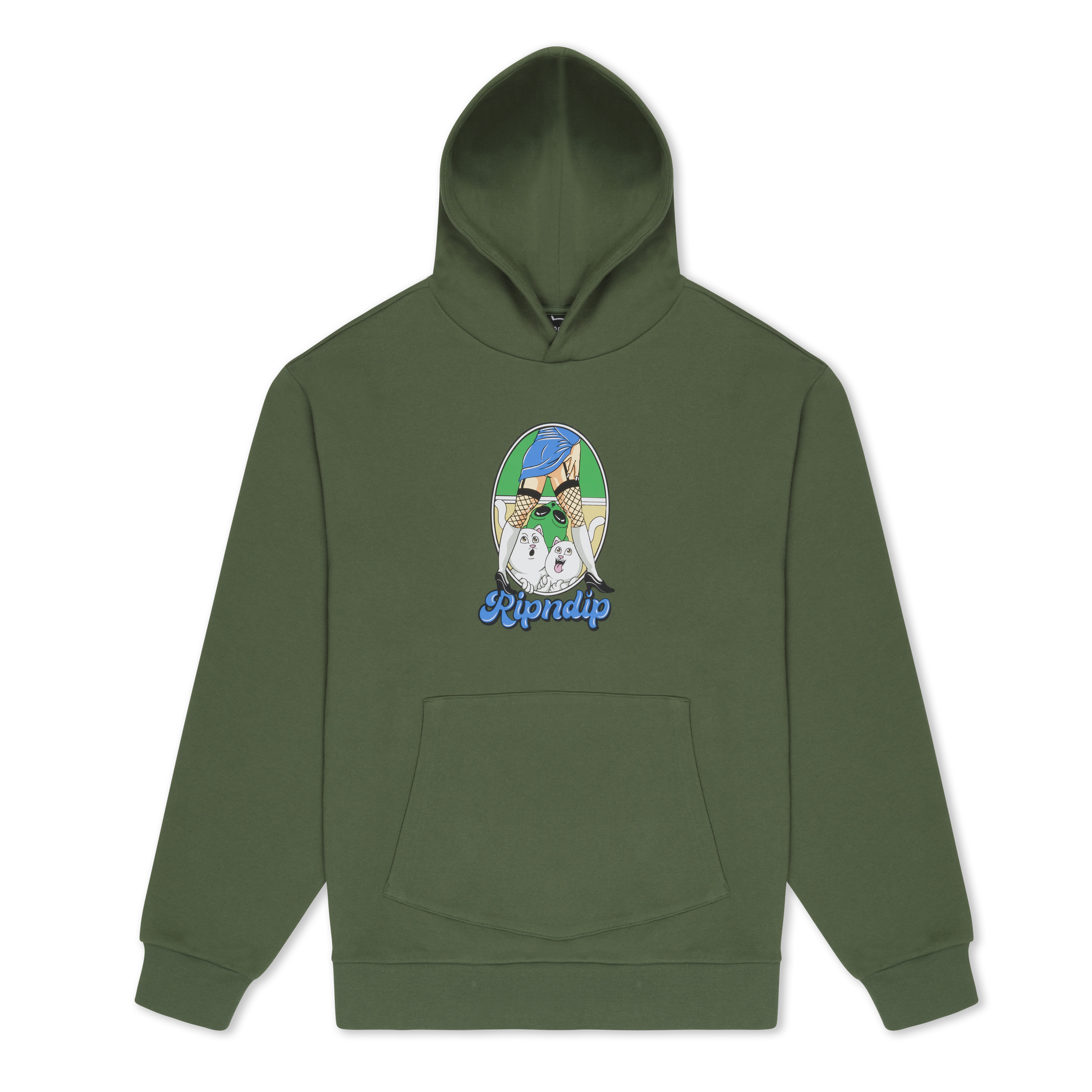 RIPNDIP Nermal Fest Hoodie (Light Olive)