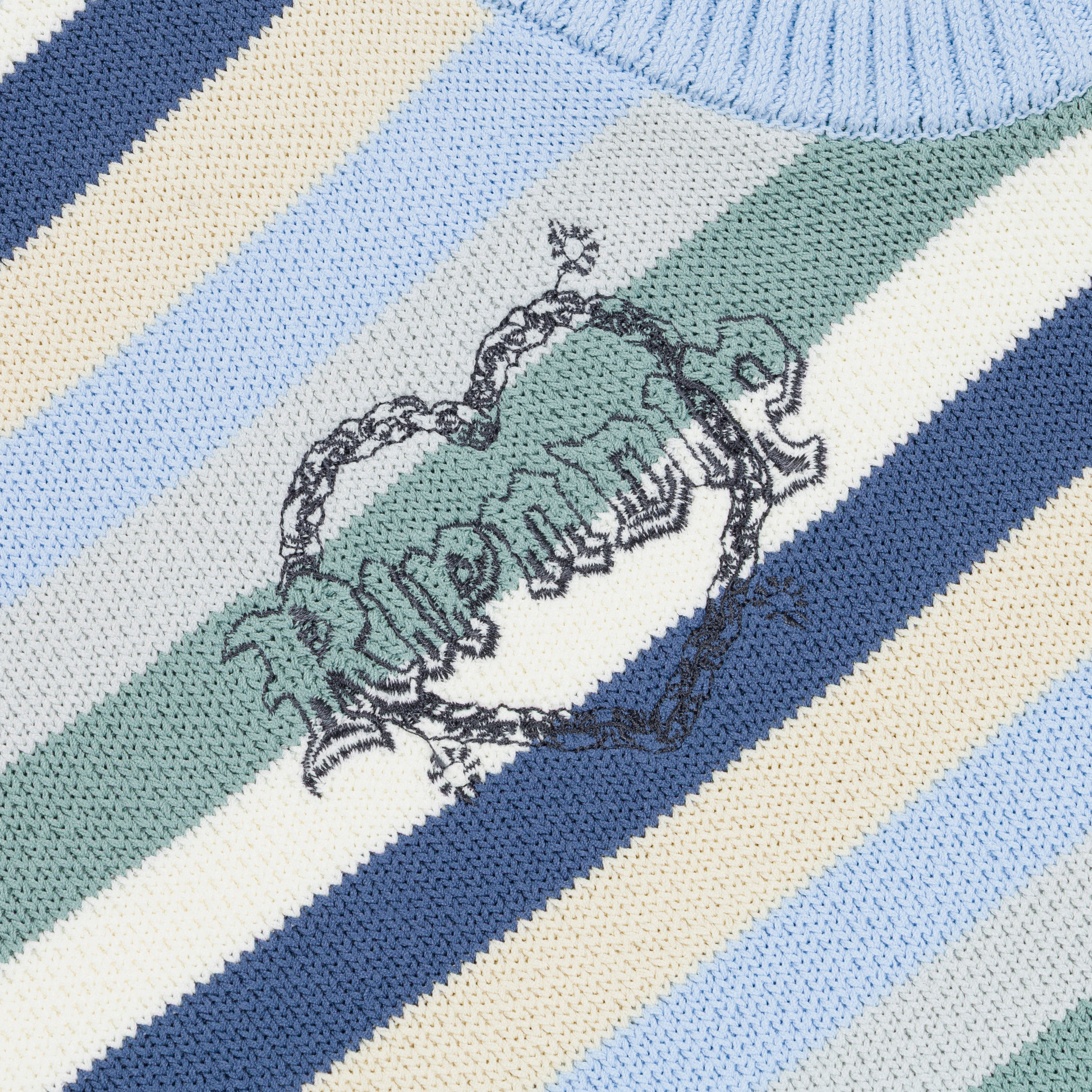 RIPNDIP Westside Crochet Crop Tank (Powder Blue)