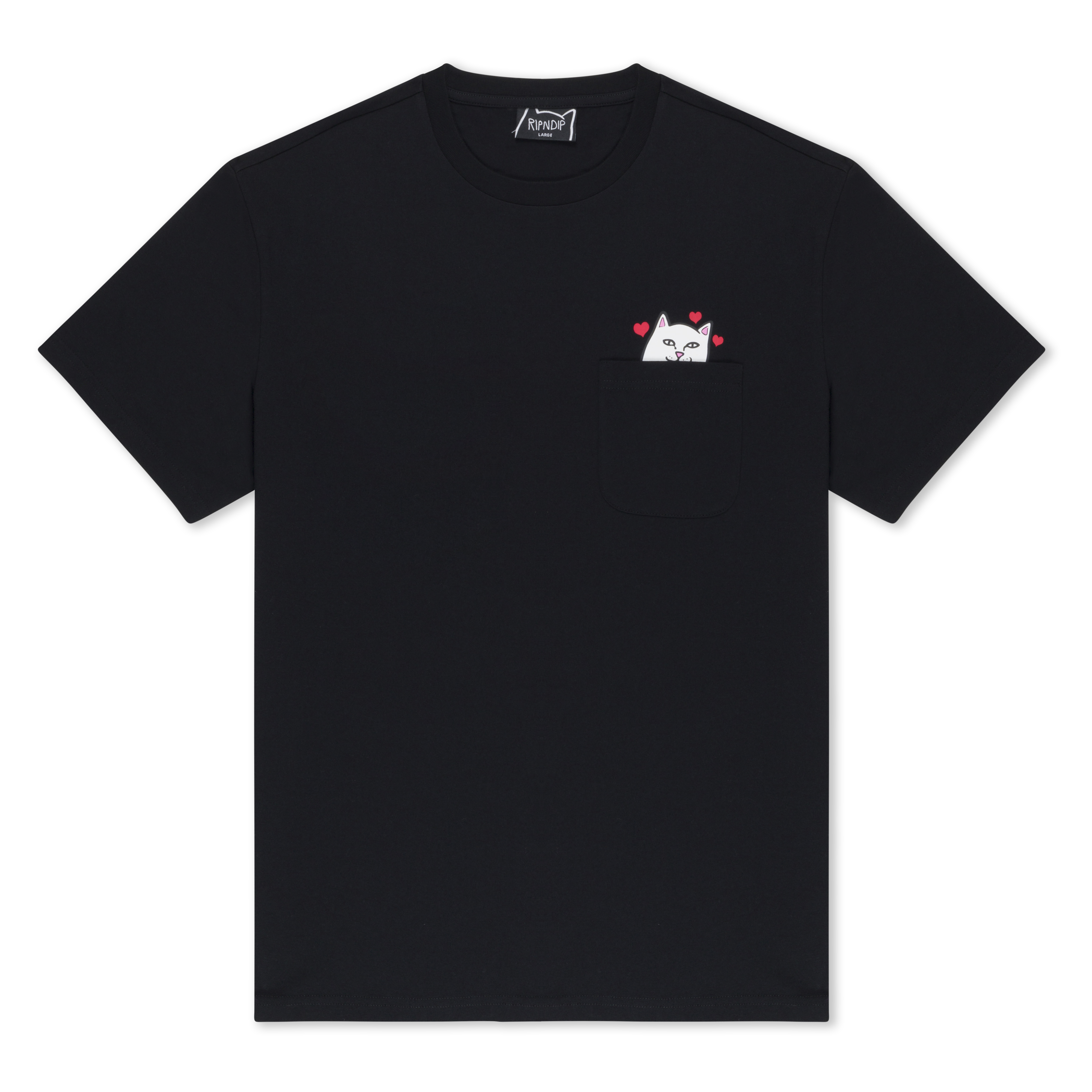 RIPNDIP Nermal Loves Pocket Tee (Black)