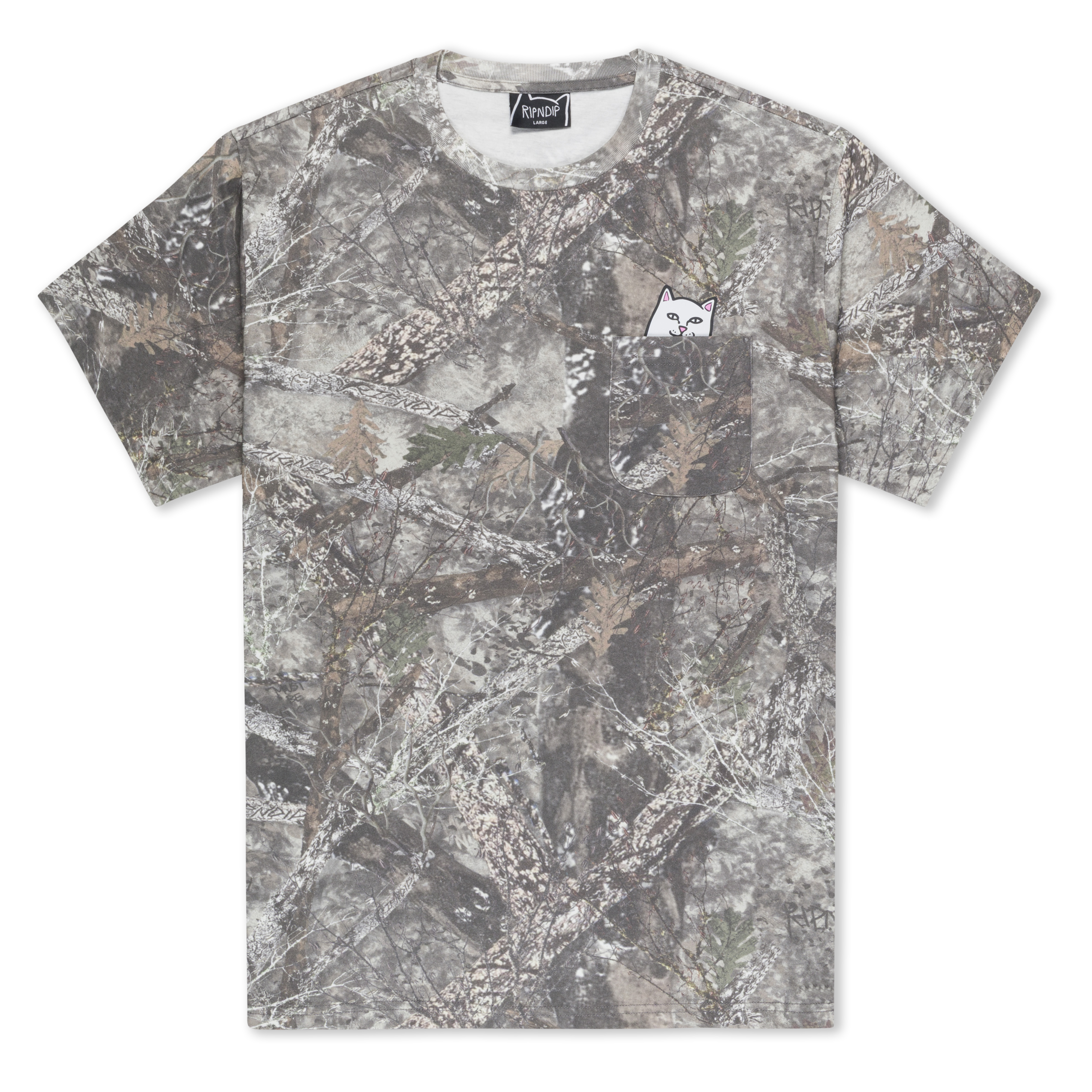 RIPNDIP Lord Nermal Pocket Tee (Nerm Tree Camo)