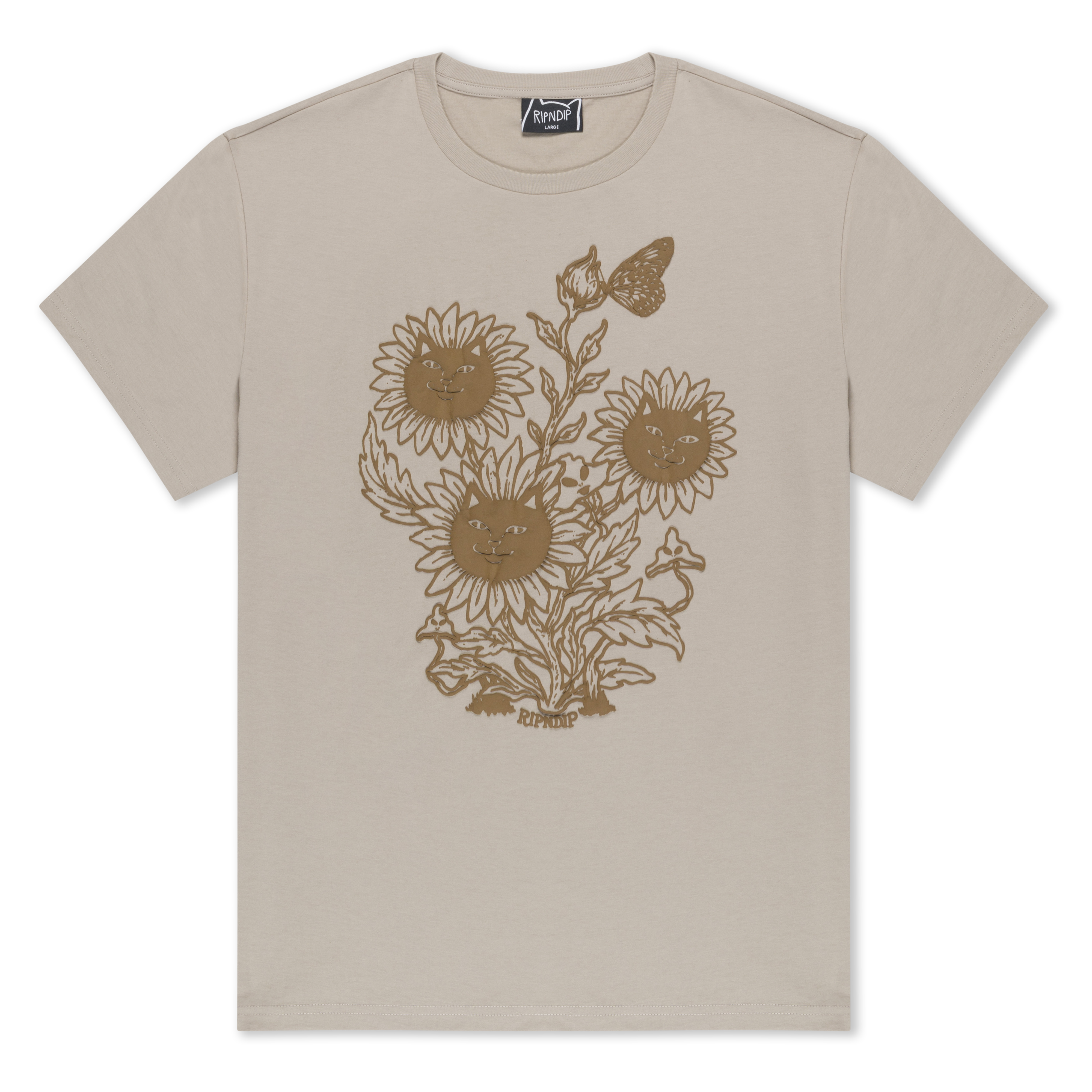 RIPNDIP Where The Flowers Bloom Tee (Sand)