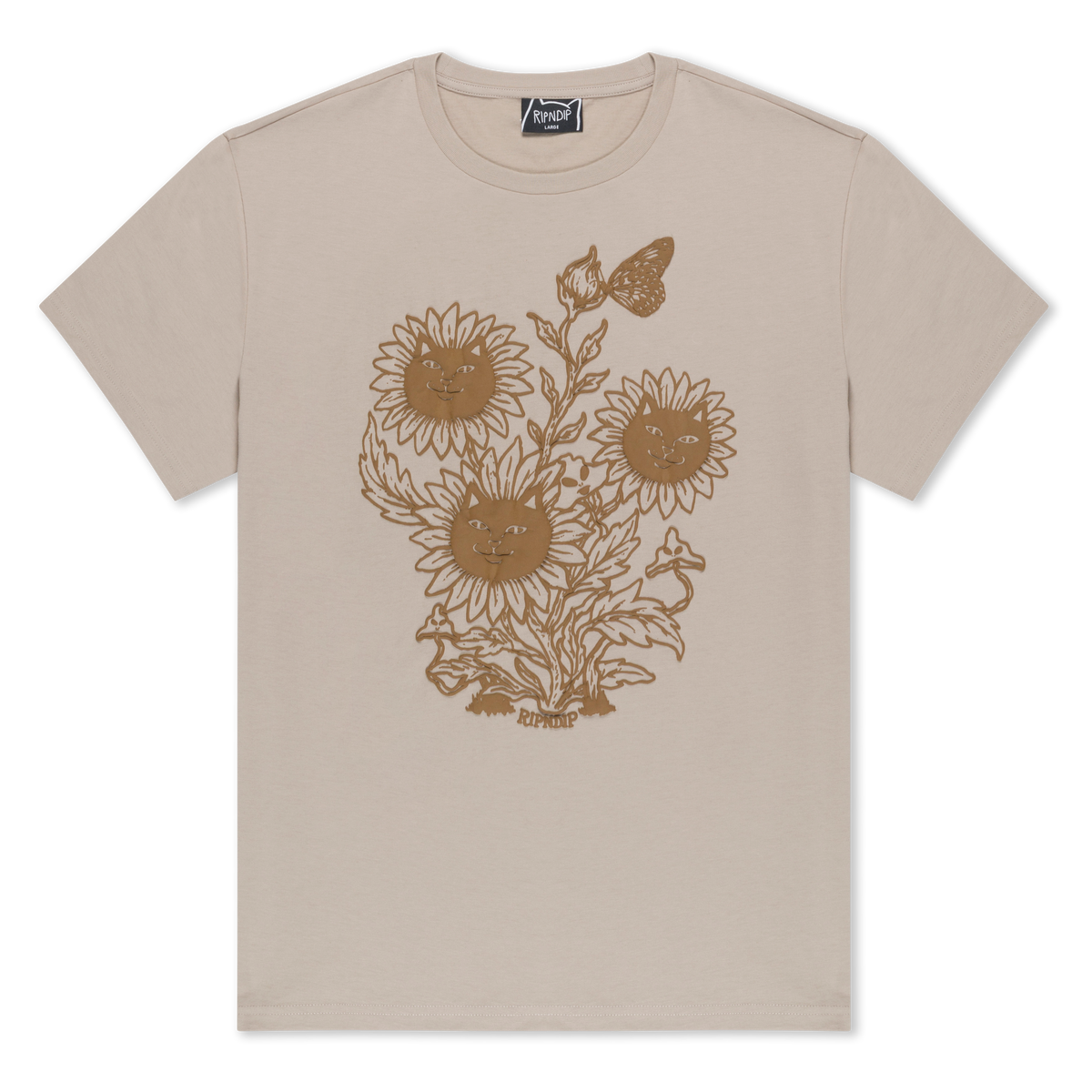 RIPNDIP Where The Flowers Bloom Tee (Sand)