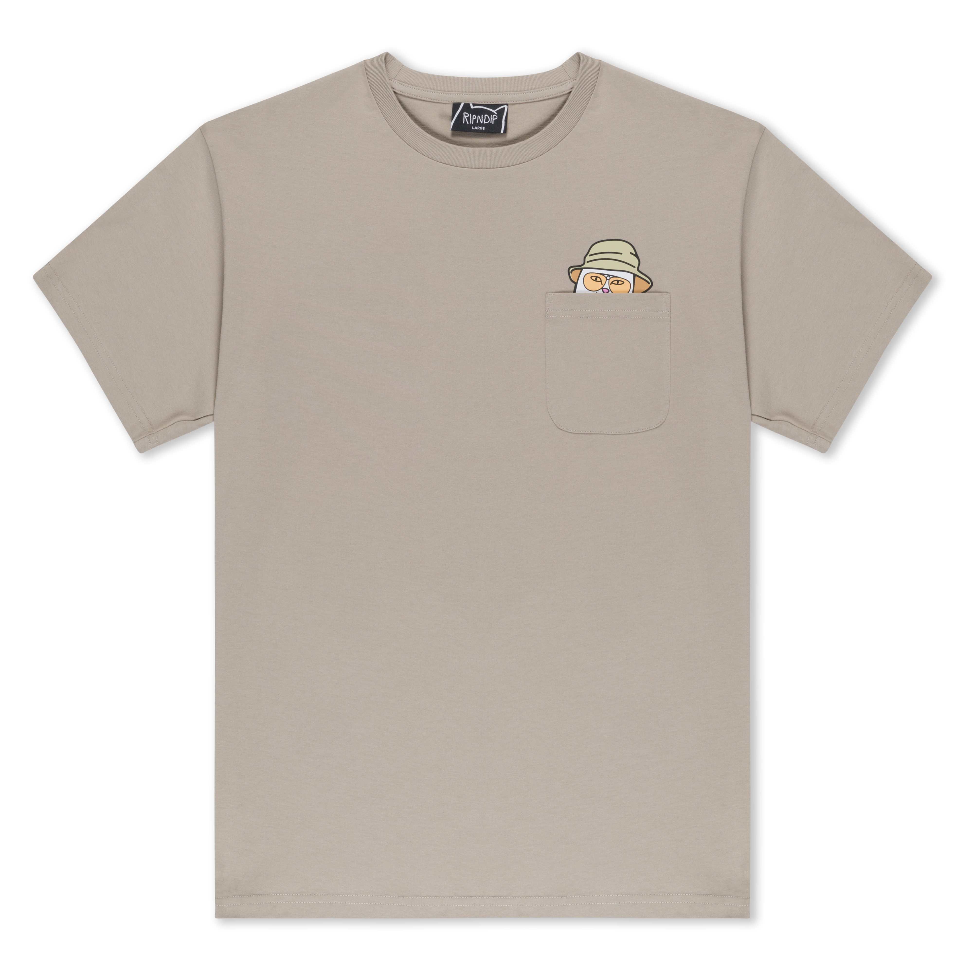 RIPNDIP Nermal S Thompson Pocket Tee (Tan)