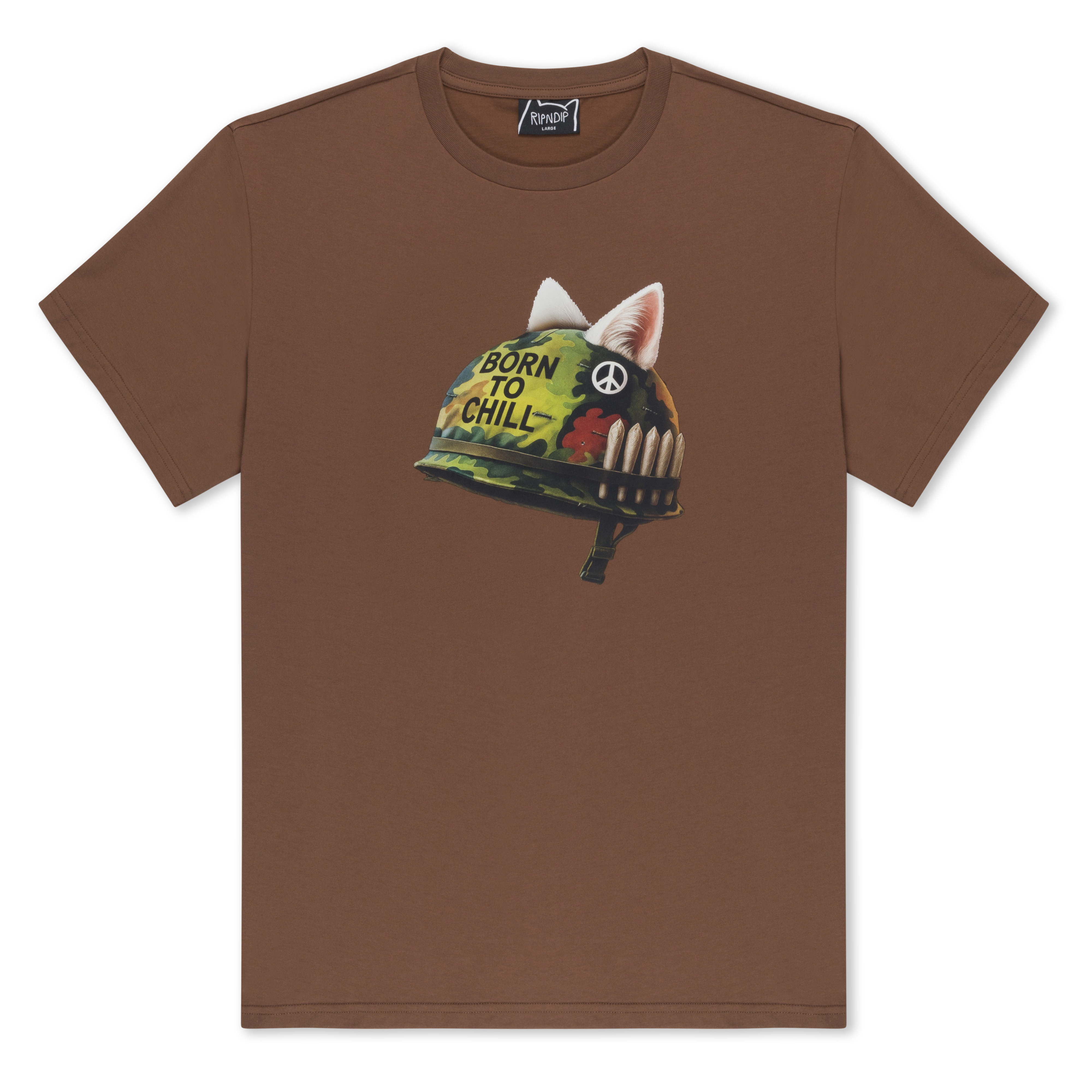 RIPNDIP Born To Chill Tee (Brown)