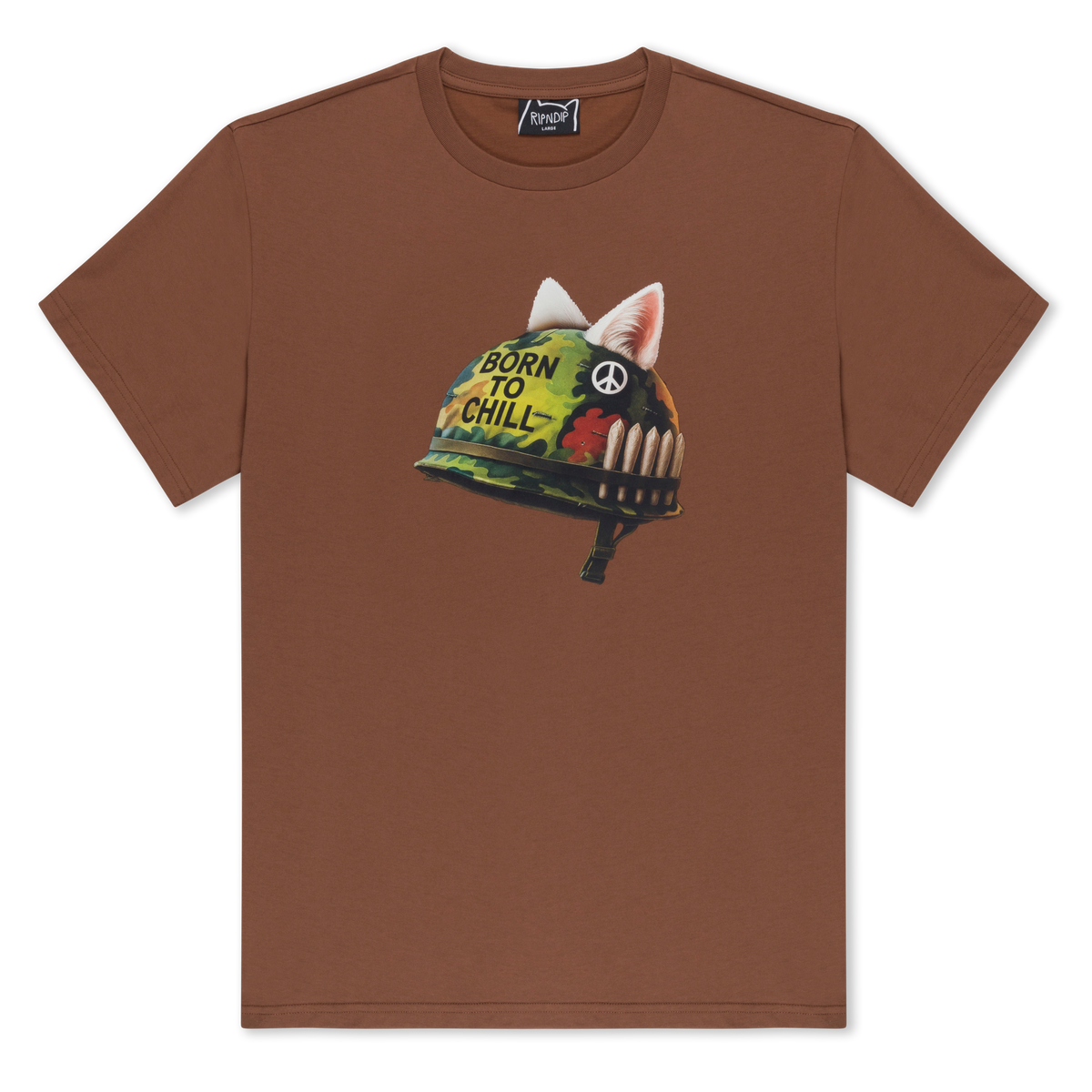 RIPNDIP Born To Chill Tee (Brown)