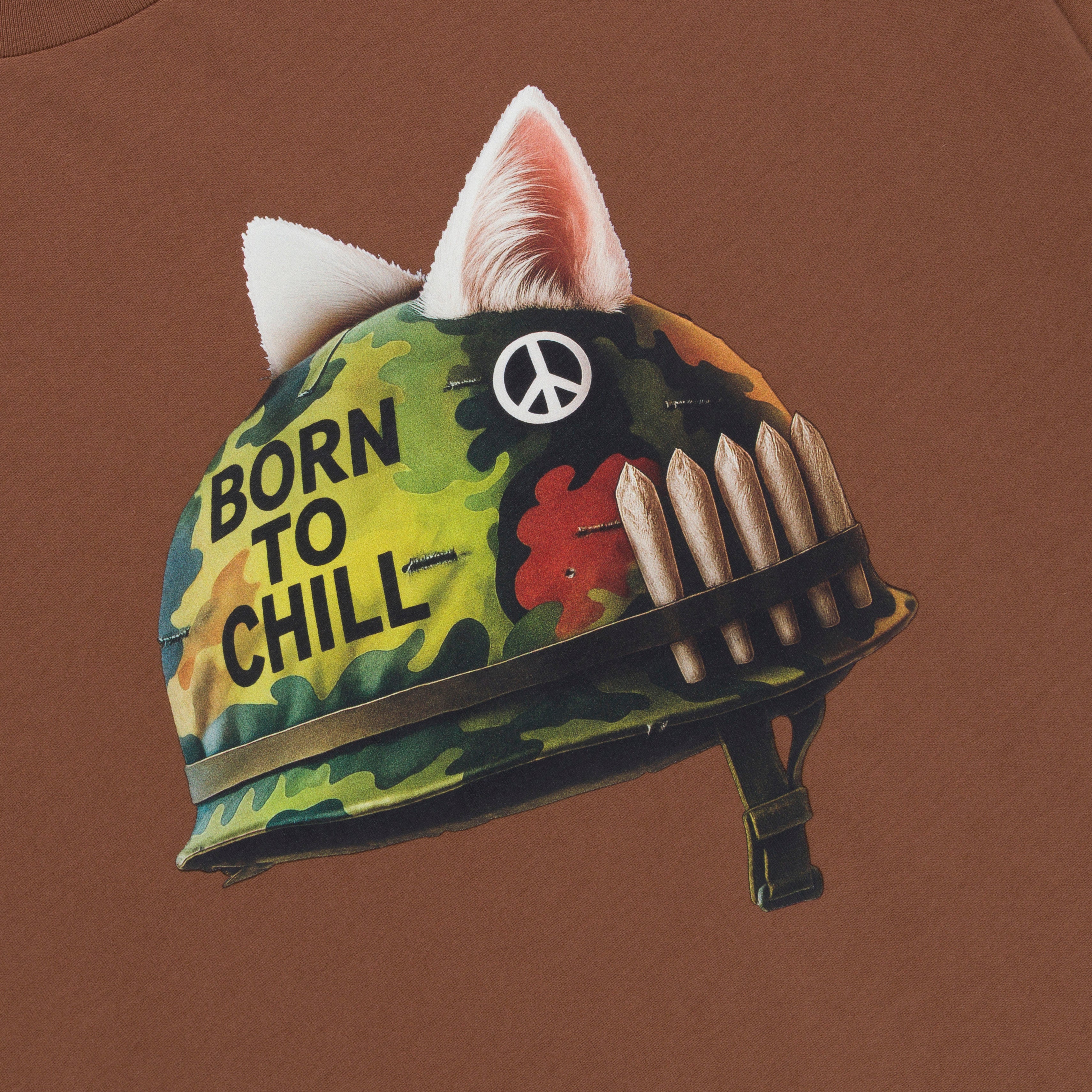 RIPNDIP Born To Chill Tee (Brown)