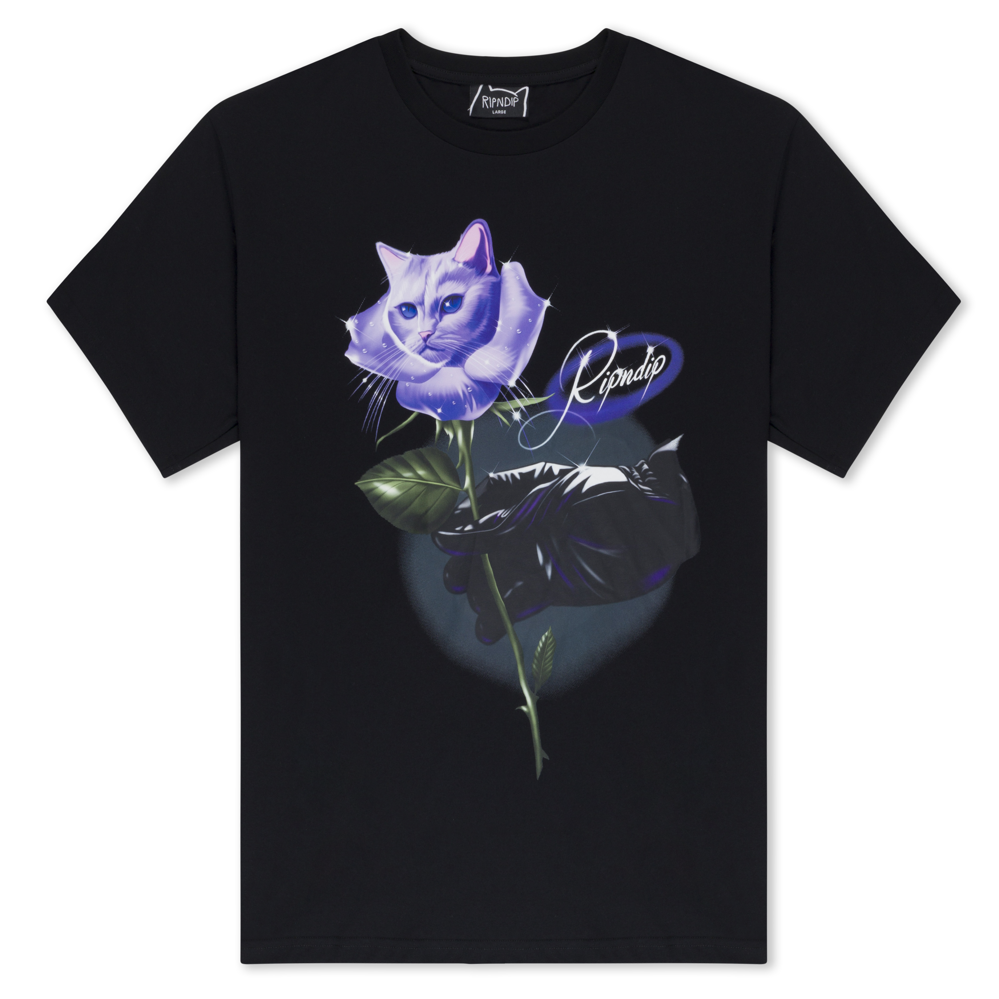 RIPNDIP Rose Tee (Black)