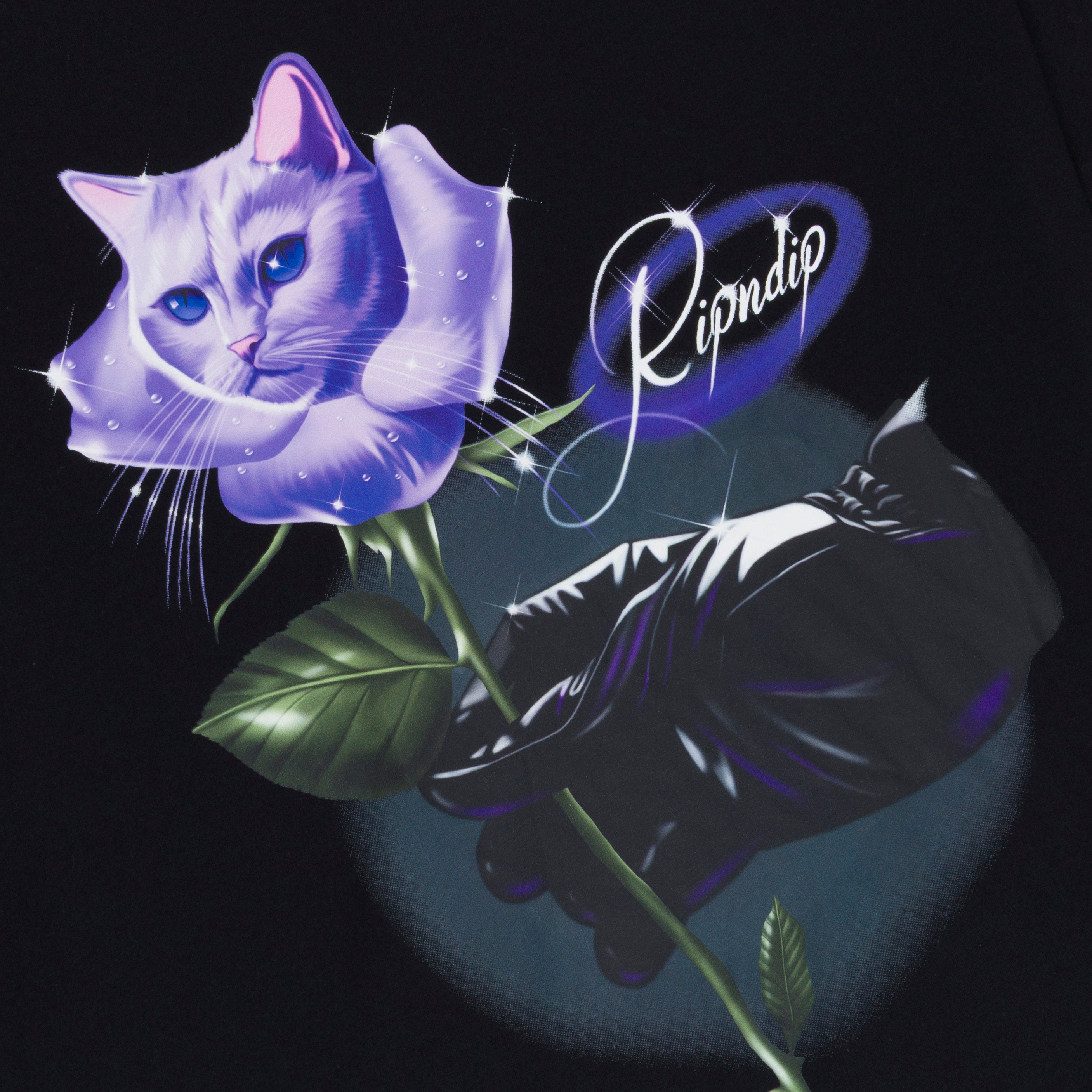 RIPNDIP Rose Tee (Black)