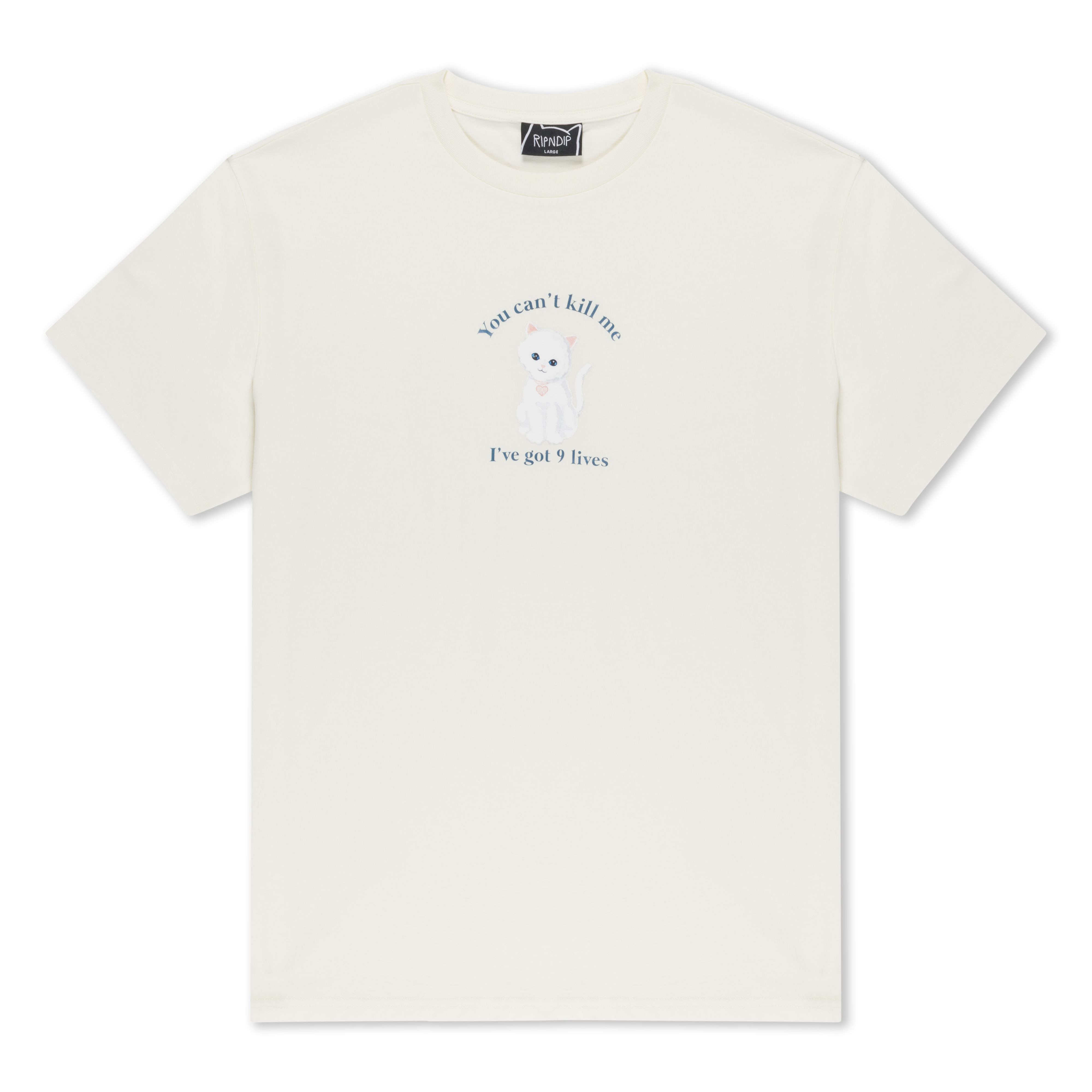 RIPNDIP 9 Lives Tee (Bone)