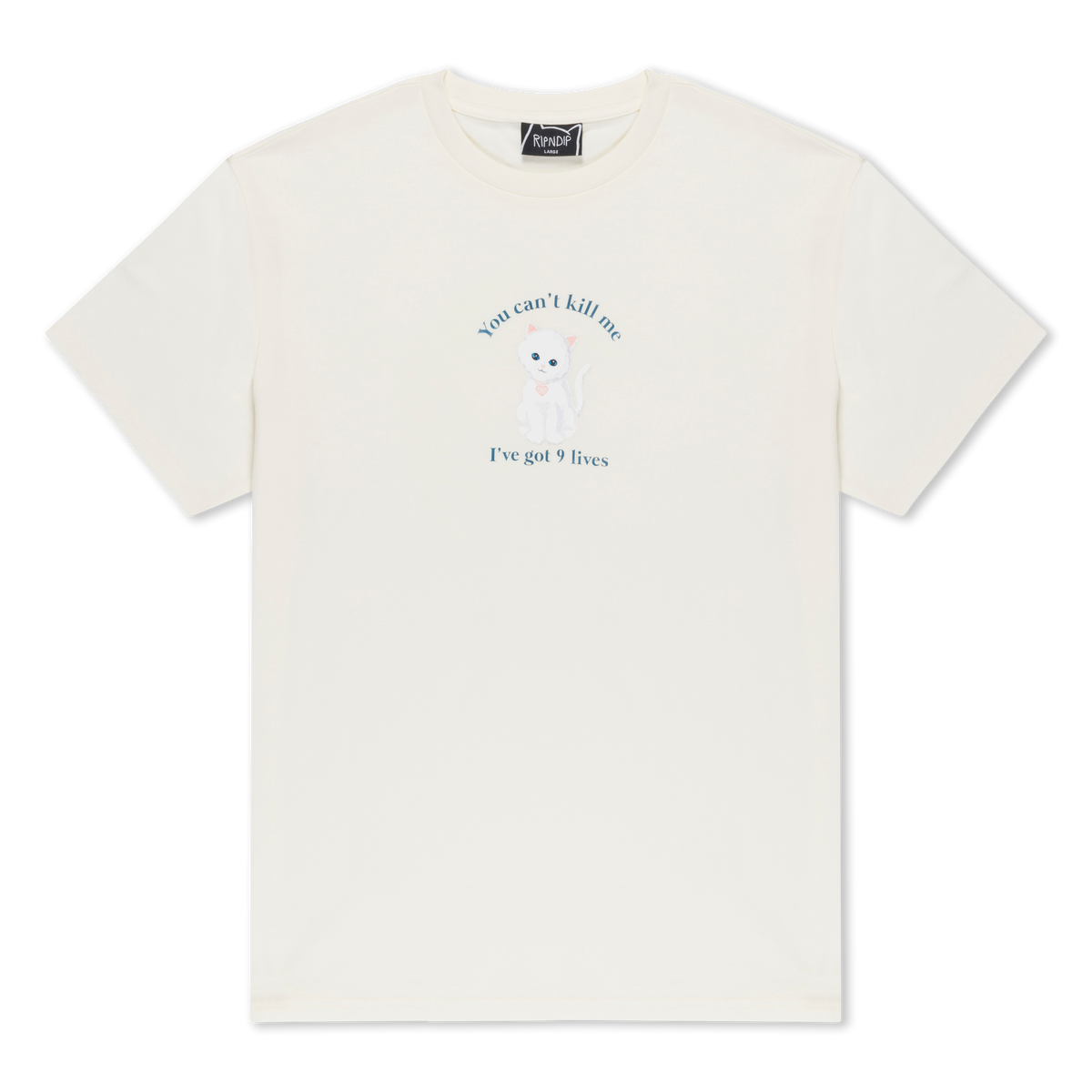 RIPNDIP 9 Lives Tee (Bone)