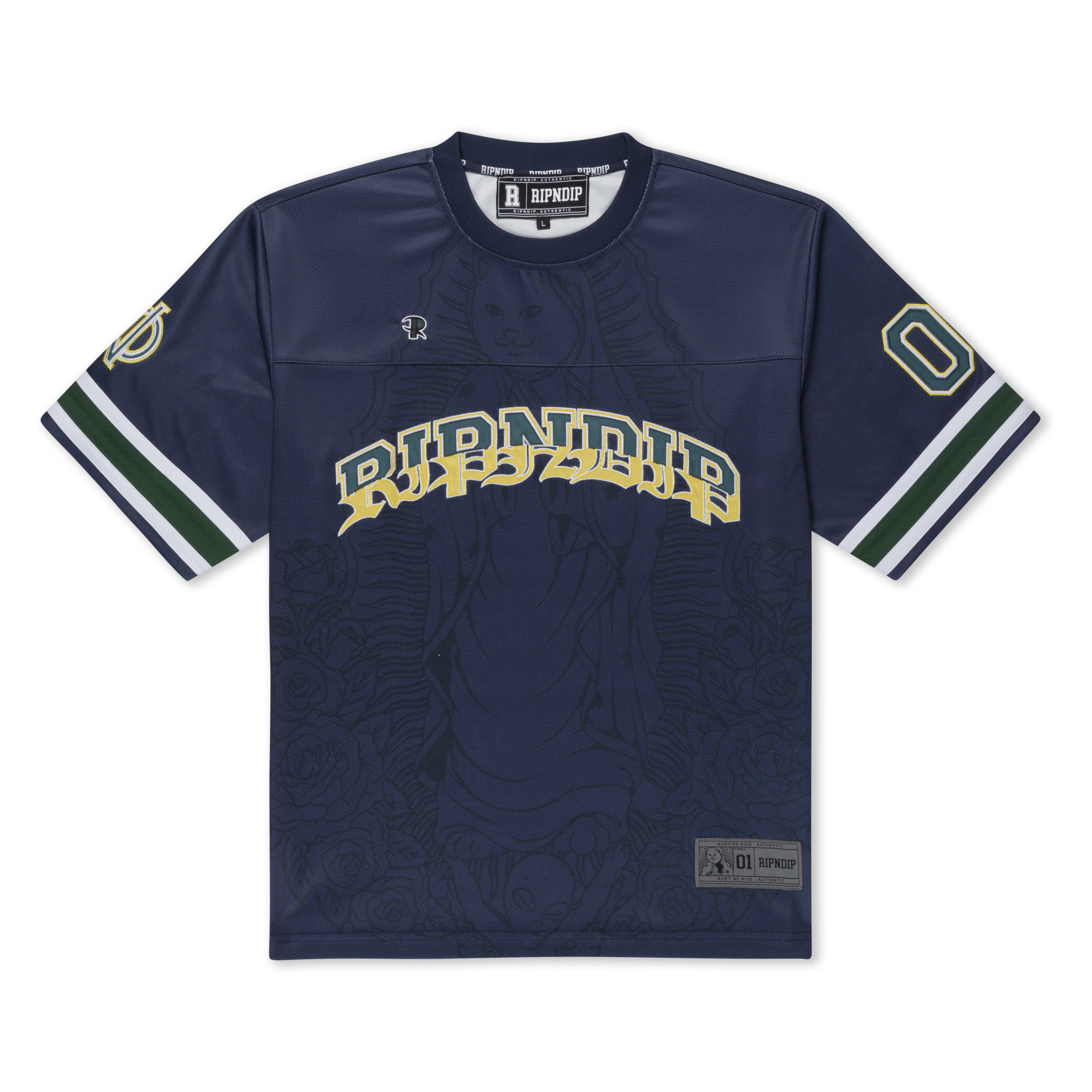 RIPNDIP Mother Nerm Football Jersey  (Navy)