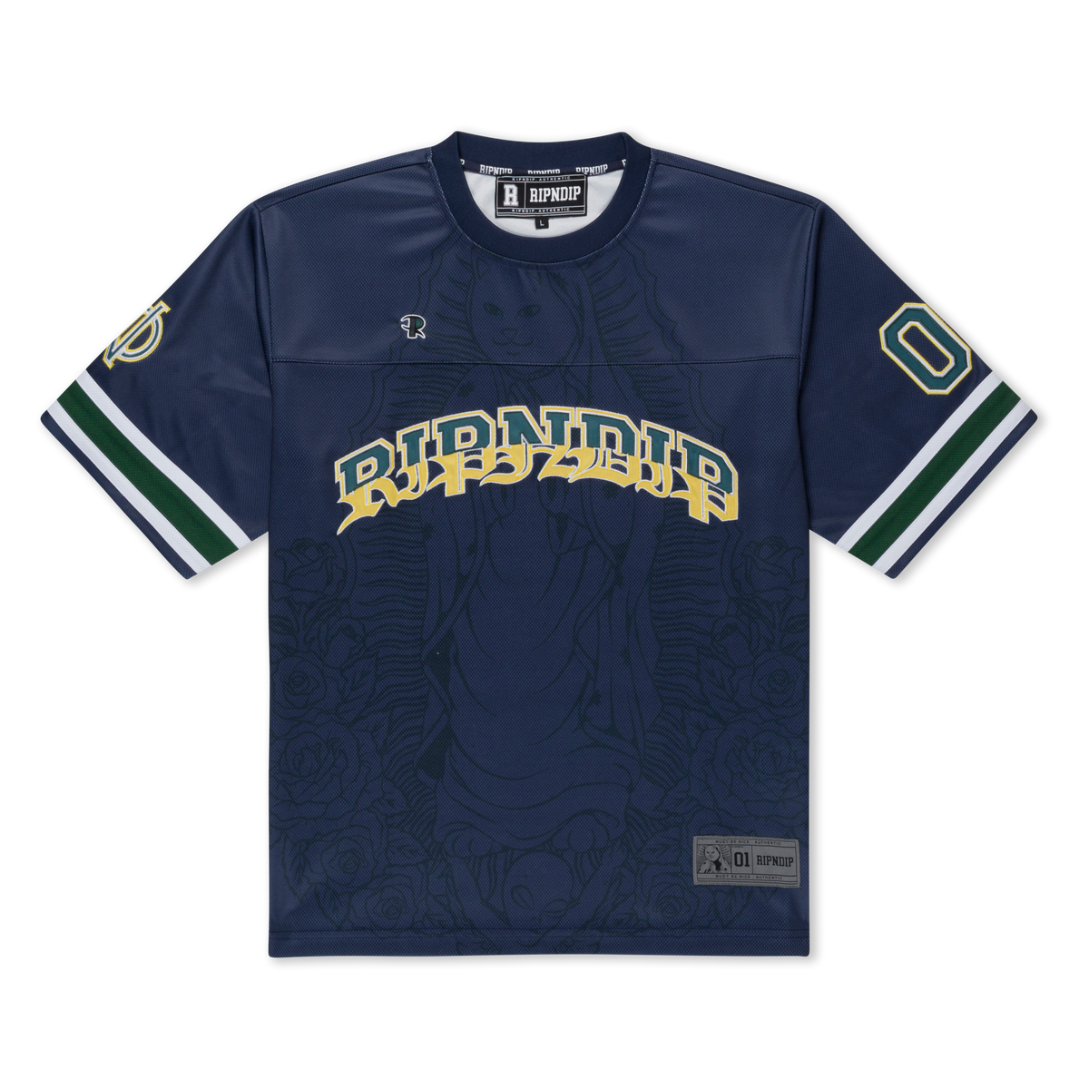RIPNDIP Mother Nerm Football Jersey  (Navy)