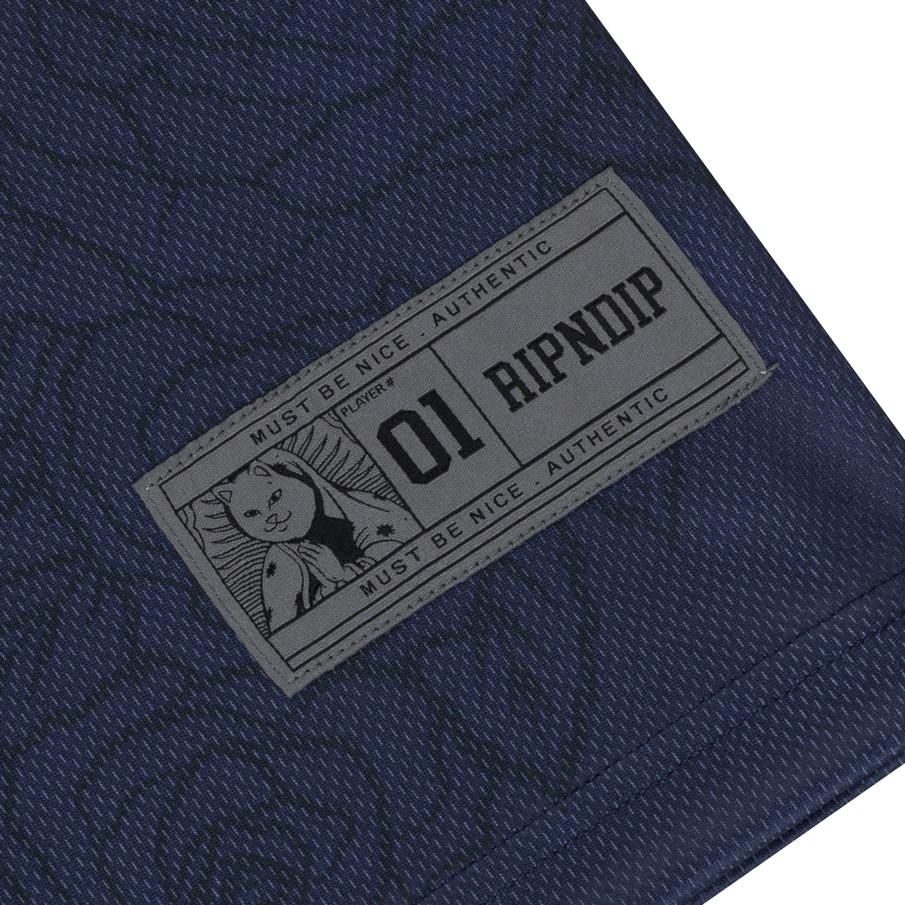 RIPNDIP Mother Nerm Football Jersey  (Navy)